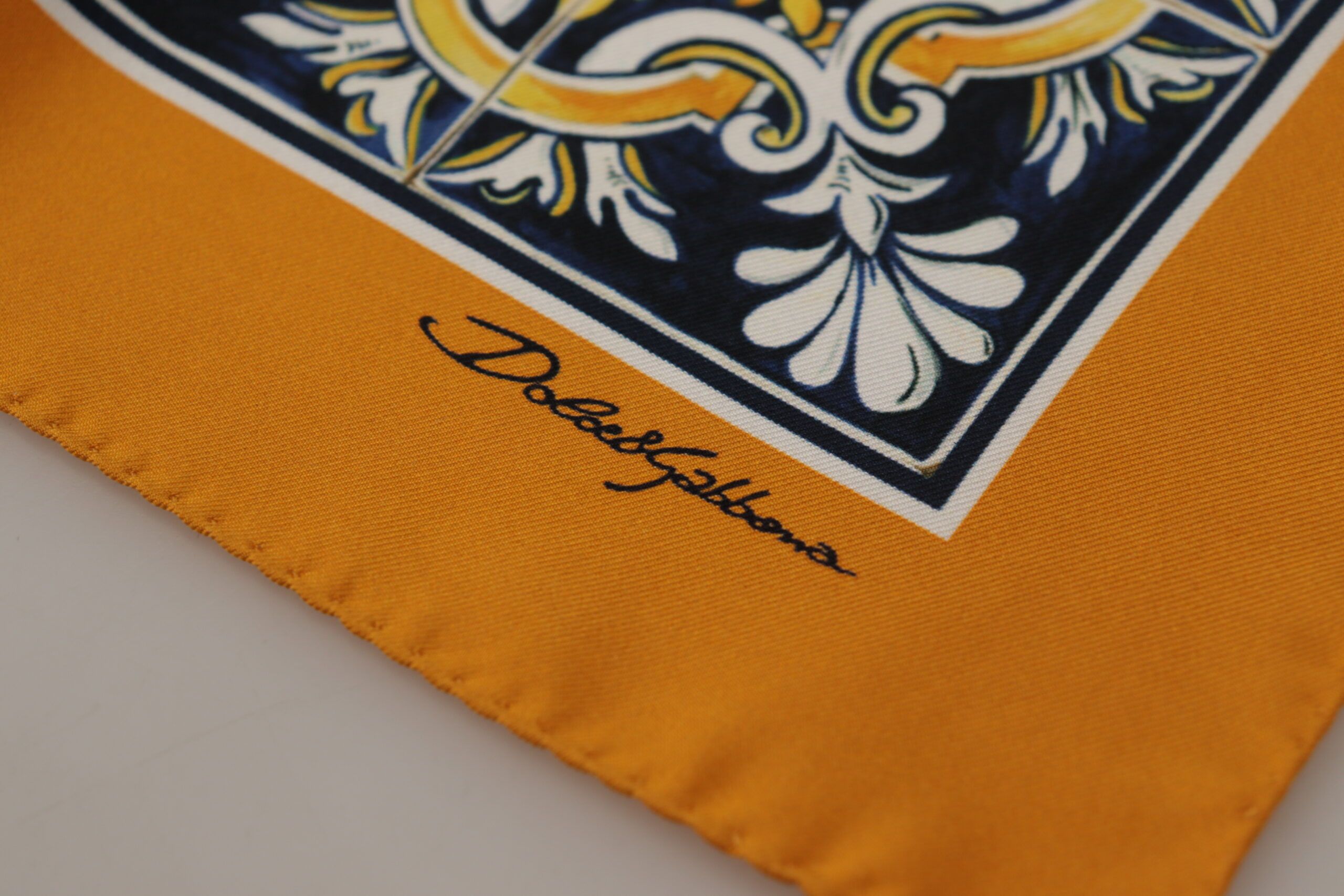 Dolce & Gabbana Elegant Silk Square Men's Men's Scarf Size ONE SIZE - 2 Thumbnail