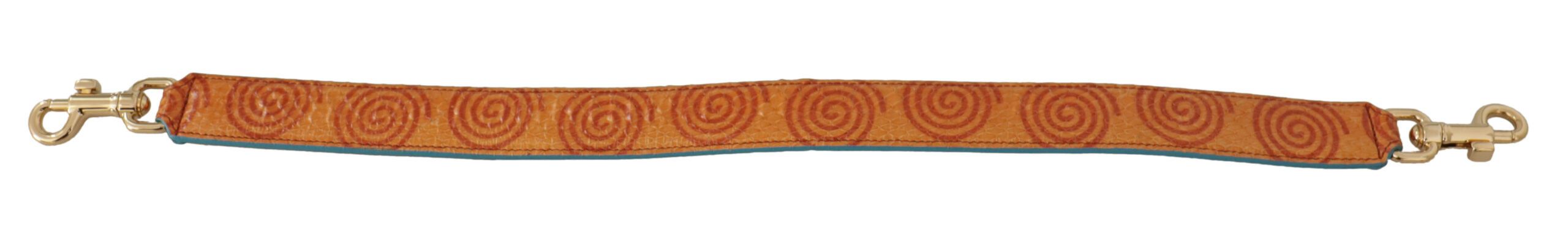 Dolce & Gabbana Chic Orange Leather Shoulder Strap Women's Accessory Size ONE SIZE - 3 Thumbnail