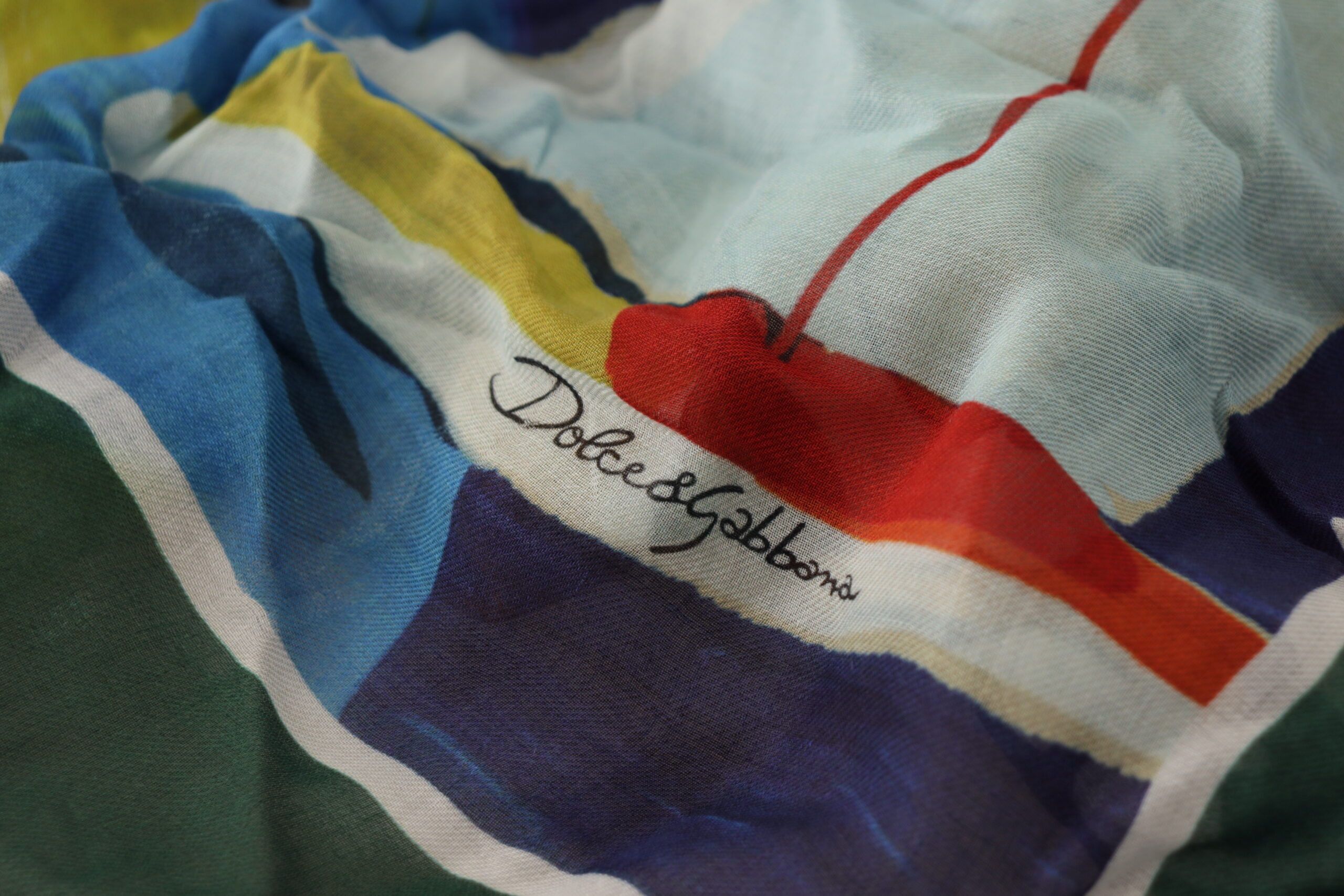 Dolce & Gabbana Elegant Multicolor Silk Blend Square Women's Scarf Size ONE SIZE - 5 Thumbnail
