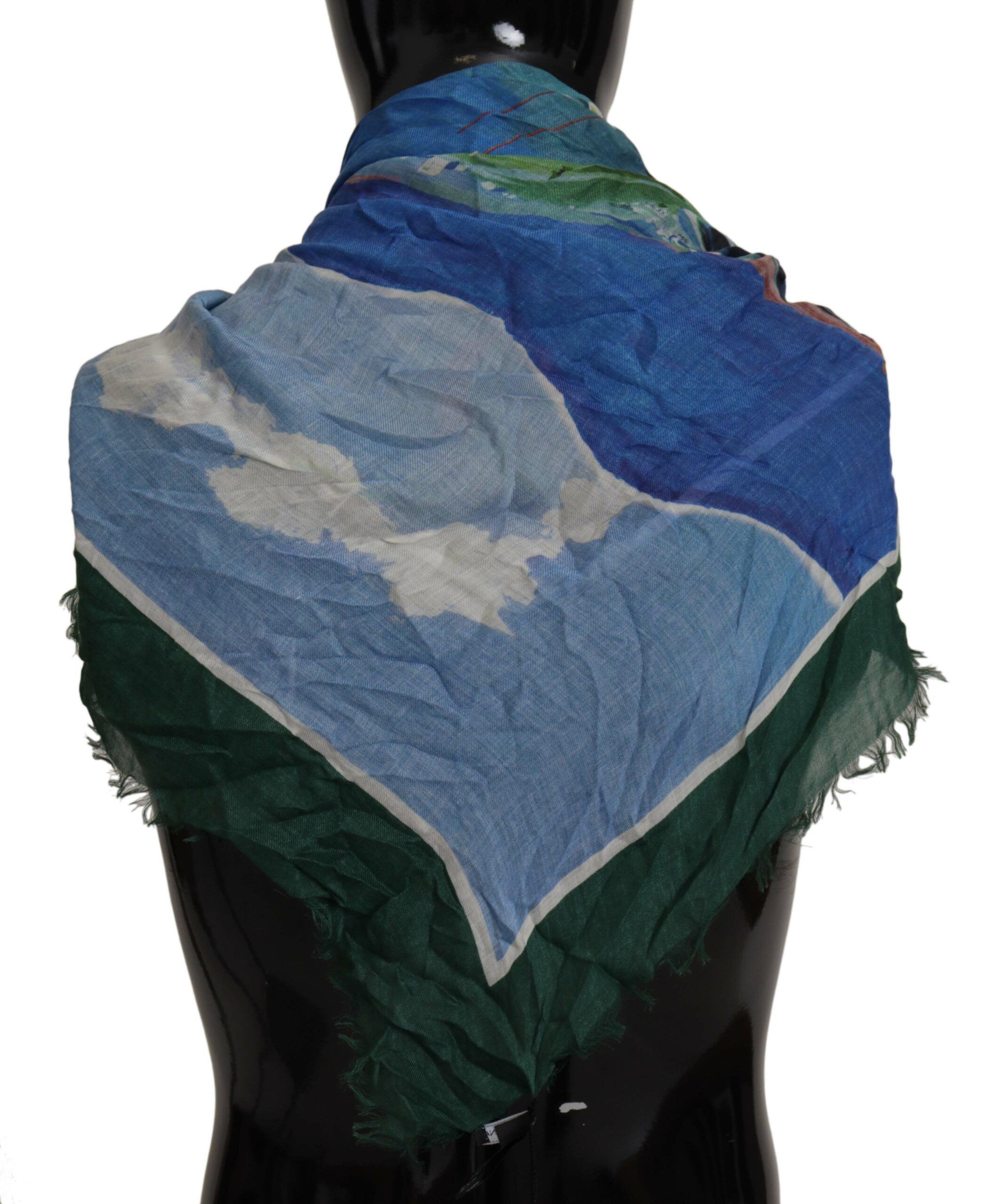 Dolce & Gabbana Elegant Multicolor Silk Blend Square Women's Scarf Size ONE SIZE - 3 Thumbnail
