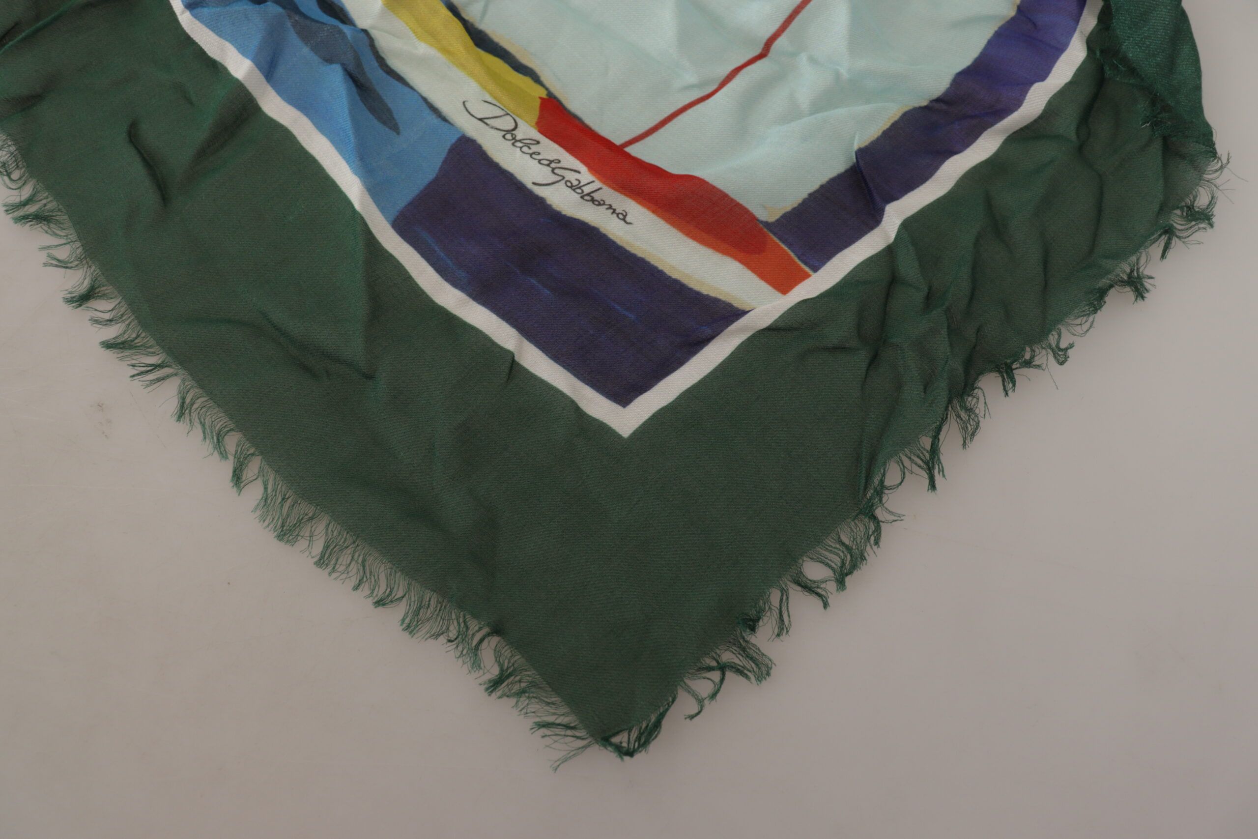 Dolce & Gabbana Elegant Multicolor Silk Blend Square Women's Scarf Size ONE SIZE - 6 Thumbnail