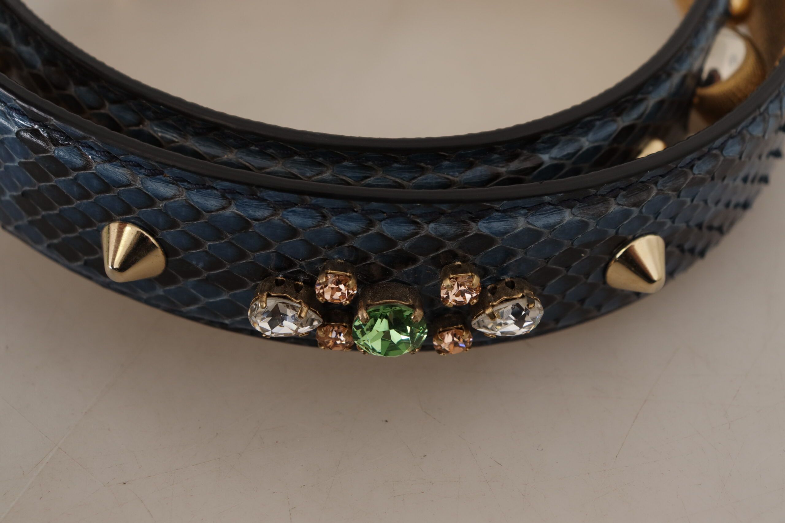 Dolce & Gabbana Elegant Leather Shoulder Bag Strap in Women's Blue Size ONE SIZE - 3 Thumbnail