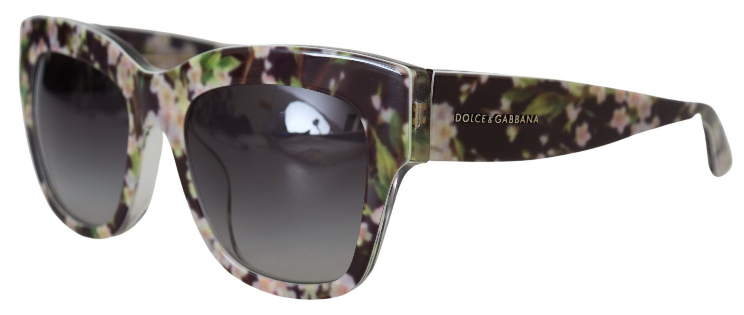 Dolce & Gabbana Elegant Black Multicolor Gradient Women's Sunglasses Size ONE SIZE - 2 Thumbnail