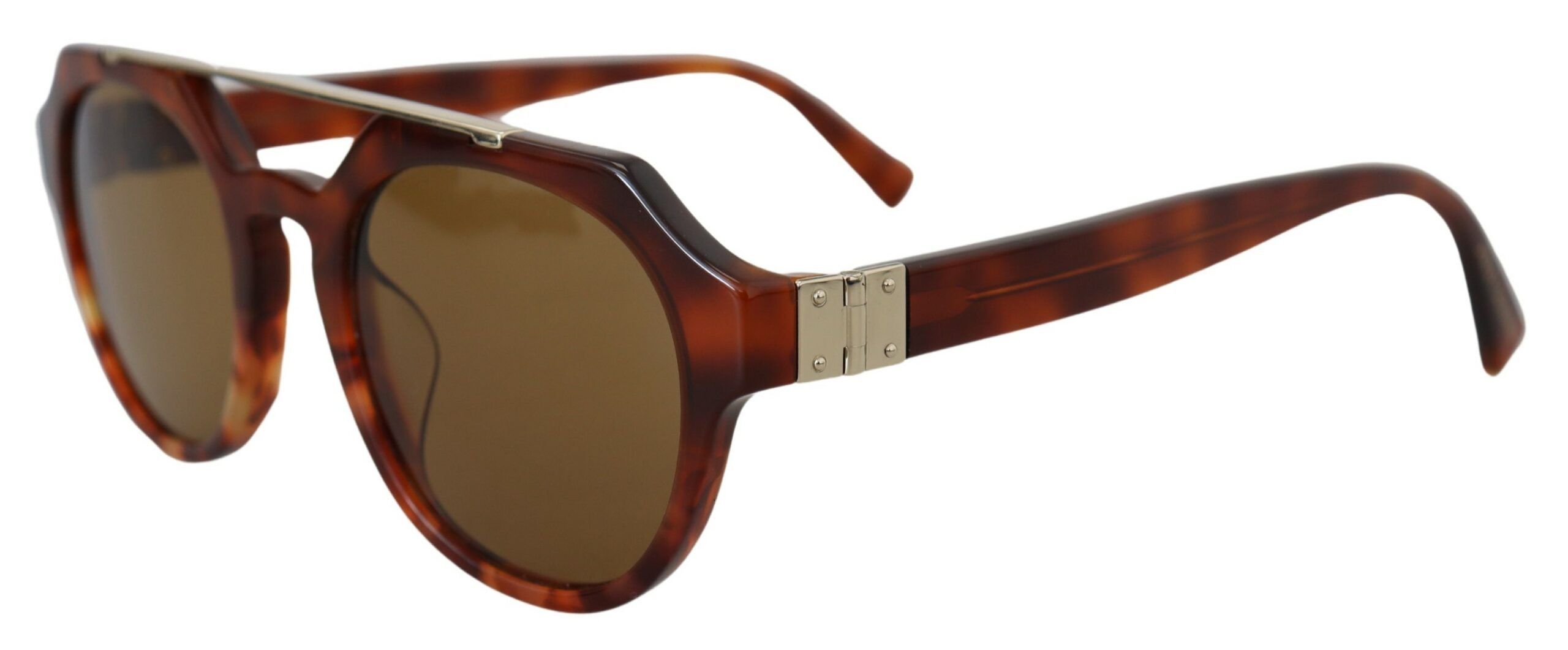Dolce & Gabbana Chic Brown Wayfarer Women's Sunglasses Size ONE SIZE - 2 Thumbnail
