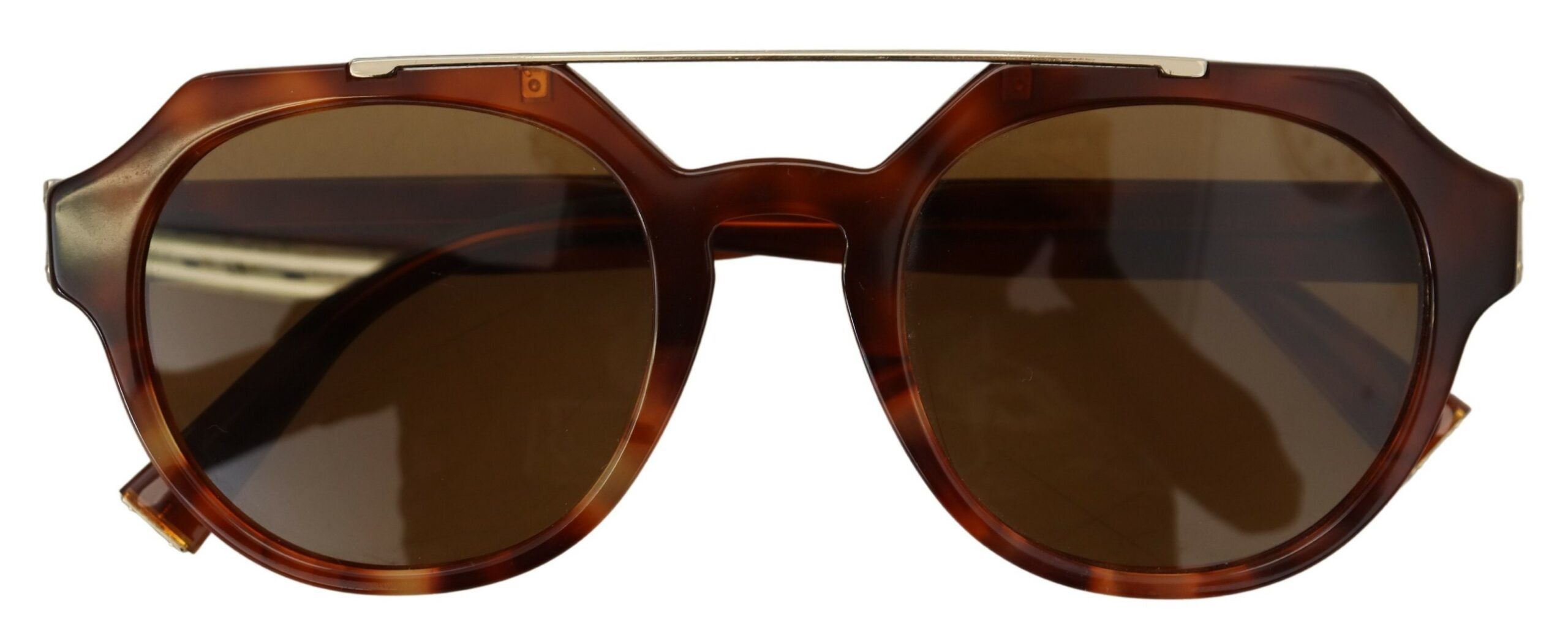 Dolce & Gabbana Chic Brown Wayfarer Women's Sunglasses Size ONE SIZE - 6 Thumbnail