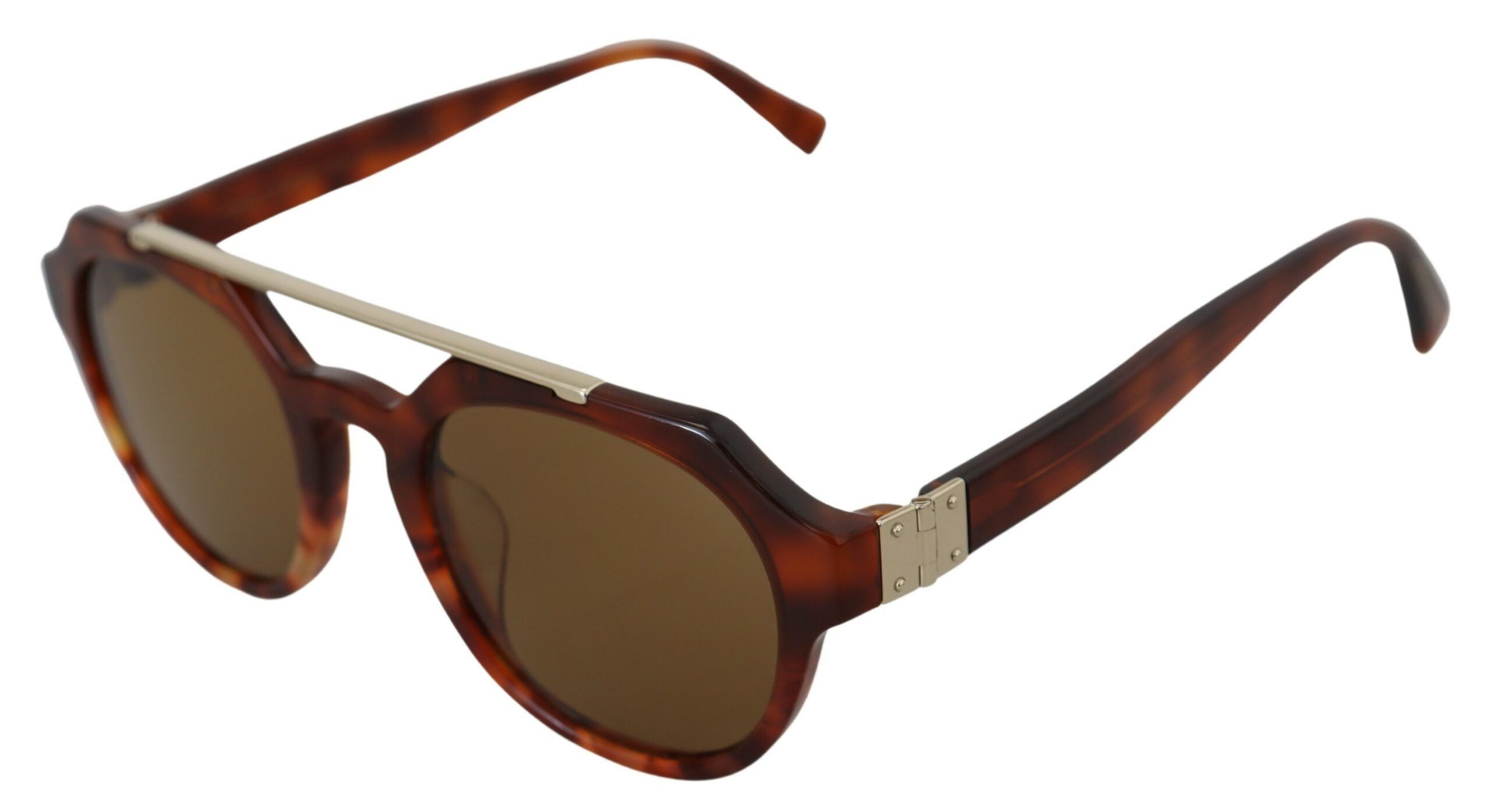 Dolce & Gabbana Chic Brown Wayfarer Women's Sunglasses Size ONE SIZE - 3 Thumbnail