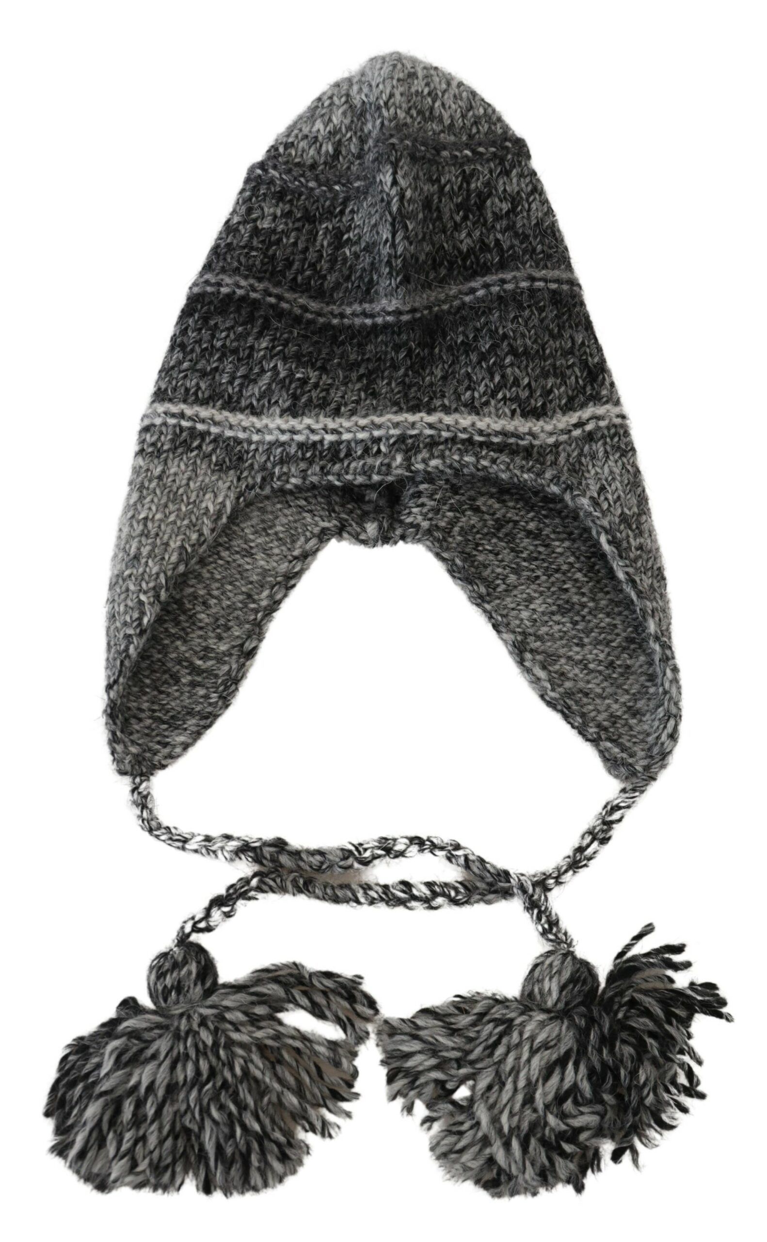 Dolce & Gabbana Elegant Gray Knitted Beanie Men's Hat Size ONE SIZE - 5 Thumbnail