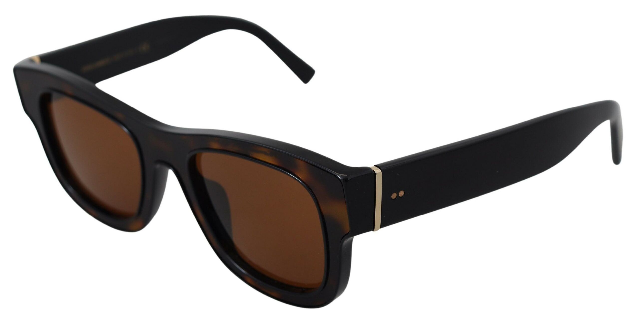 Dolce & Gabbana Chic Brown Acetate Women's Sunglasses Size ONE SIZE - 3 Thumbnail