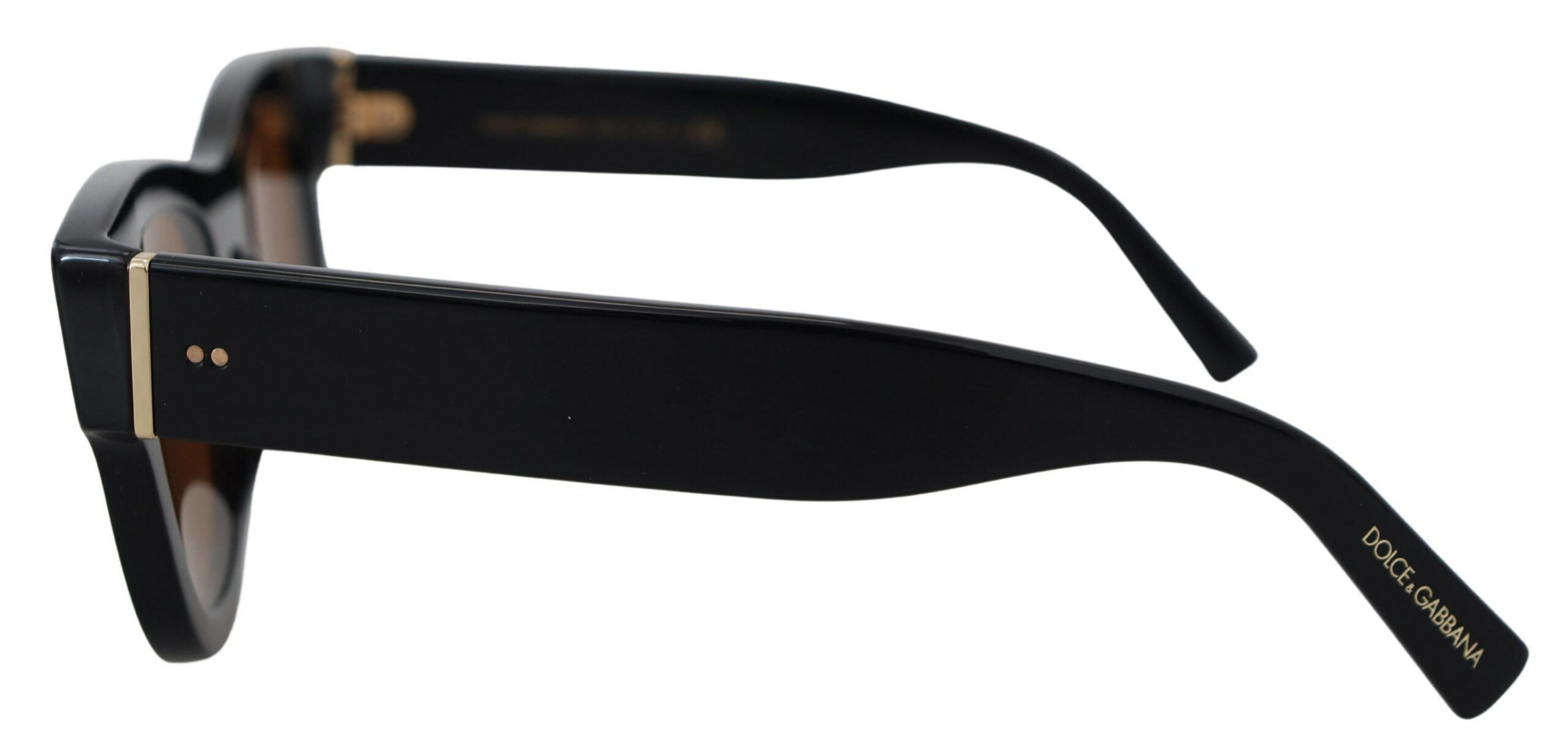 Dolce & Gabbana Chic Brown Acetate Women's Sunglasses Size ONE SIZE - 4 Thumbnail
