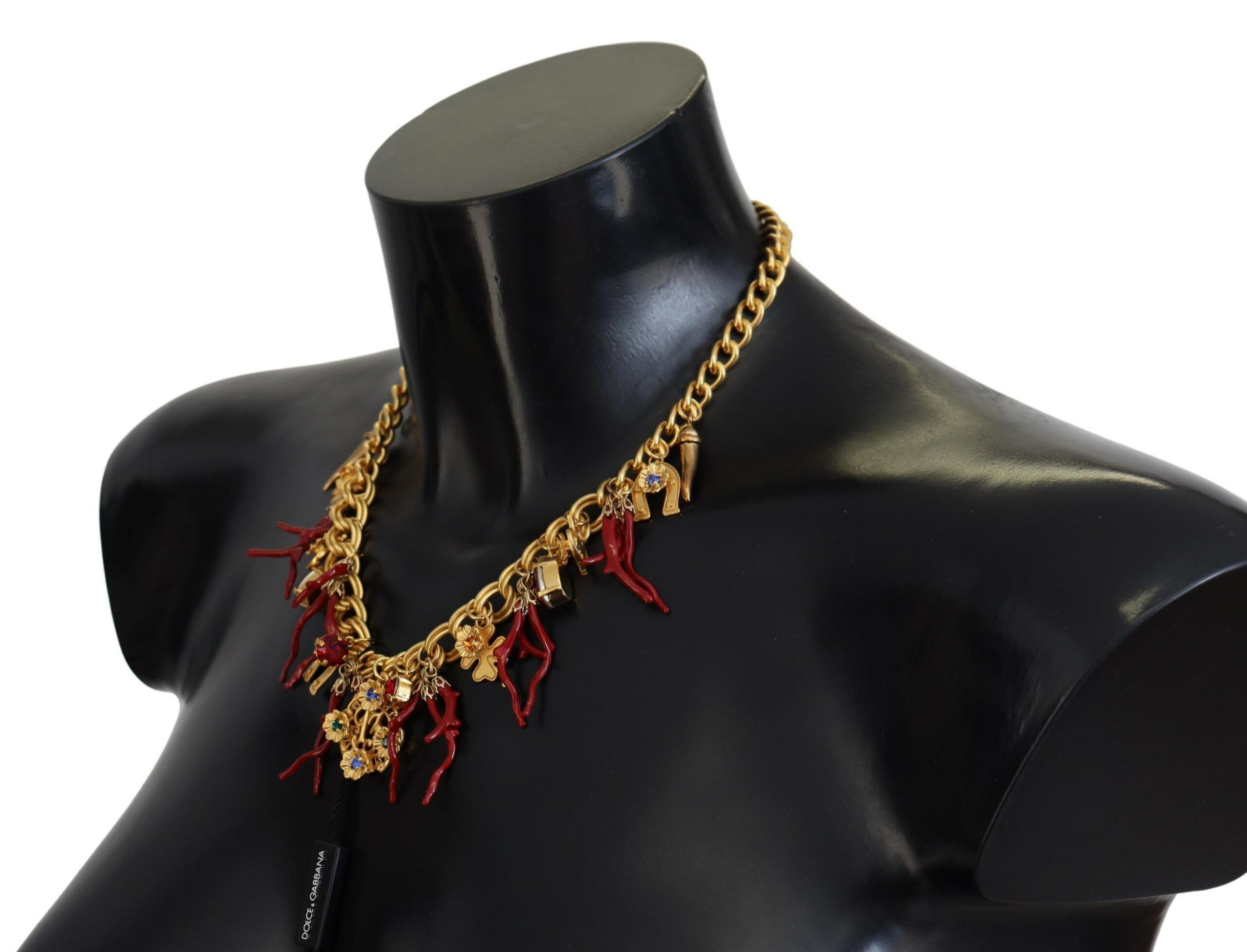 Dolce & Gabbana Opulent Multicolor Crystal Statement Women's Necklace Size ONE SIZE - 4 Thumbnail
