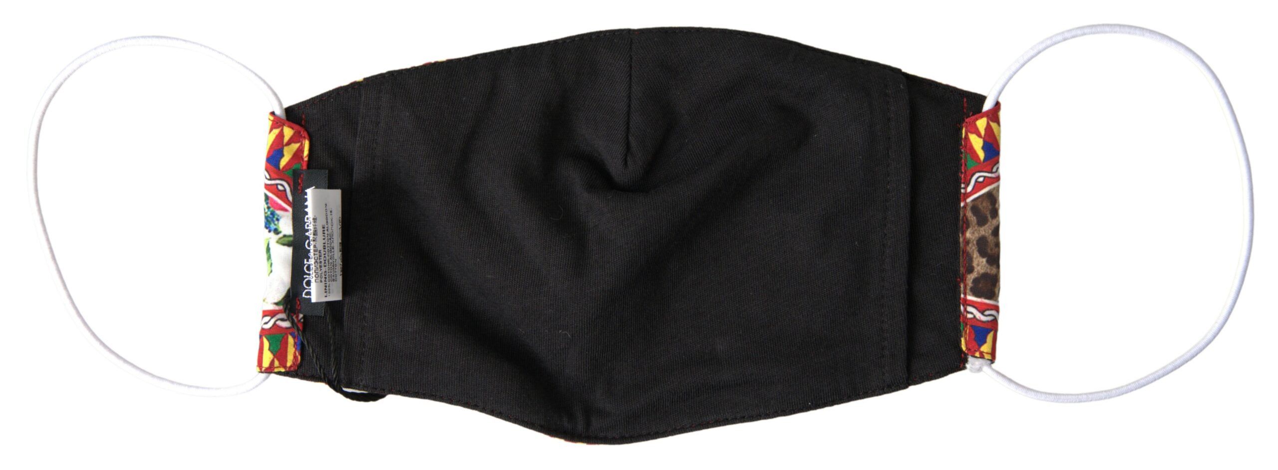 Dolce & Gabbana Multicolor Designer Face Mask with Logo Women's Detail Size ONE SIZE - 3 Thumbnail