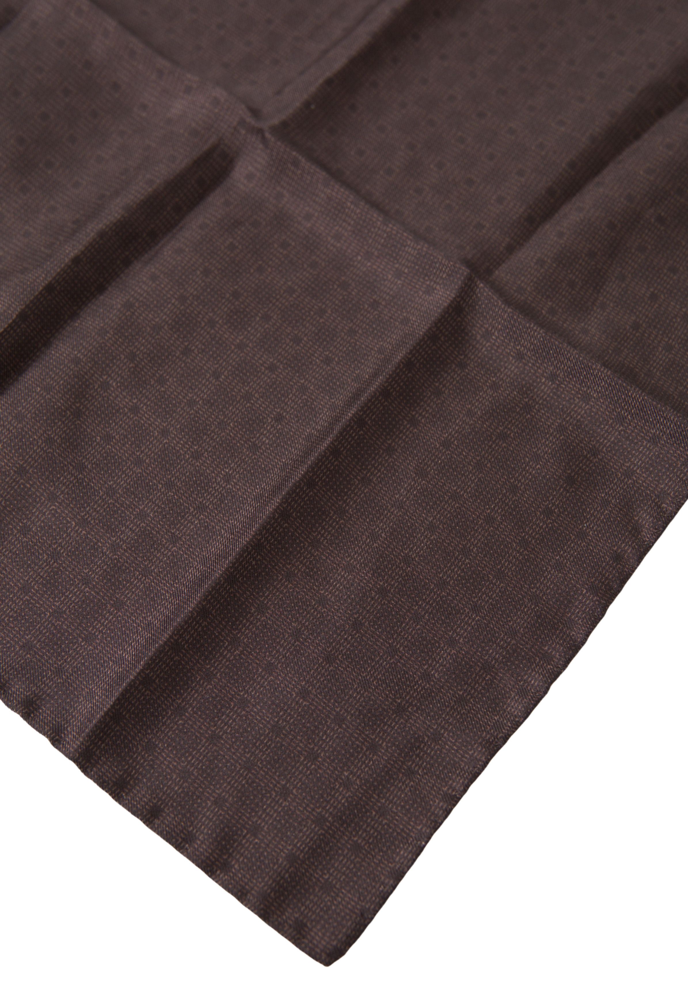 Dolce & Gabbana Elegant Silk Men's Square Scarf in Rich Men's Brown Size ONE SIZE - 2 Thumbnail
