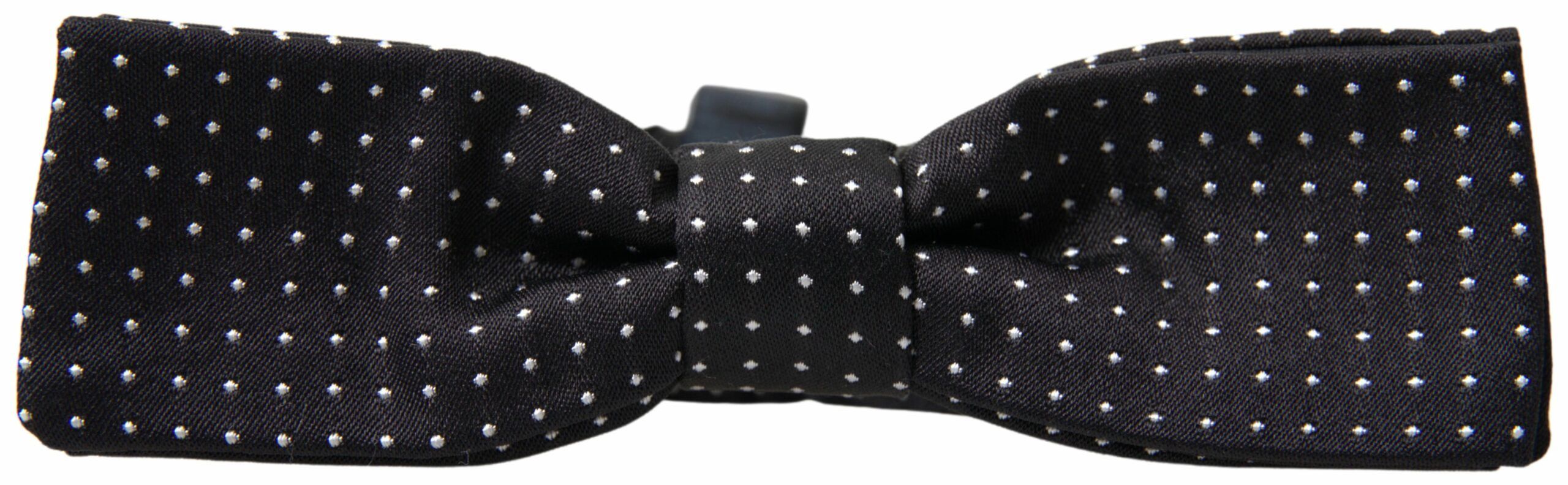 Dolce & Gabbana Elegant Silk Black Bow Men's Tie Size ONE SIZE - 3 Thumbnail