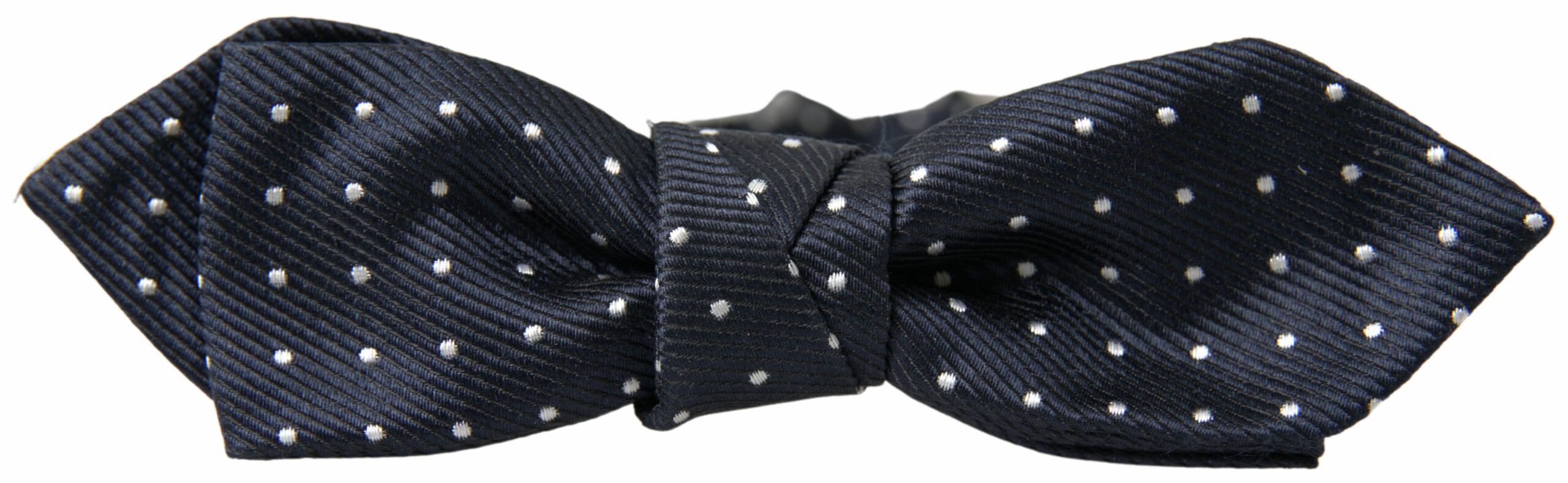 Dolce & Gabbana Elegant Blue Silk Bow Men's Tie Size ONE SIZE - 3 Thumbnail