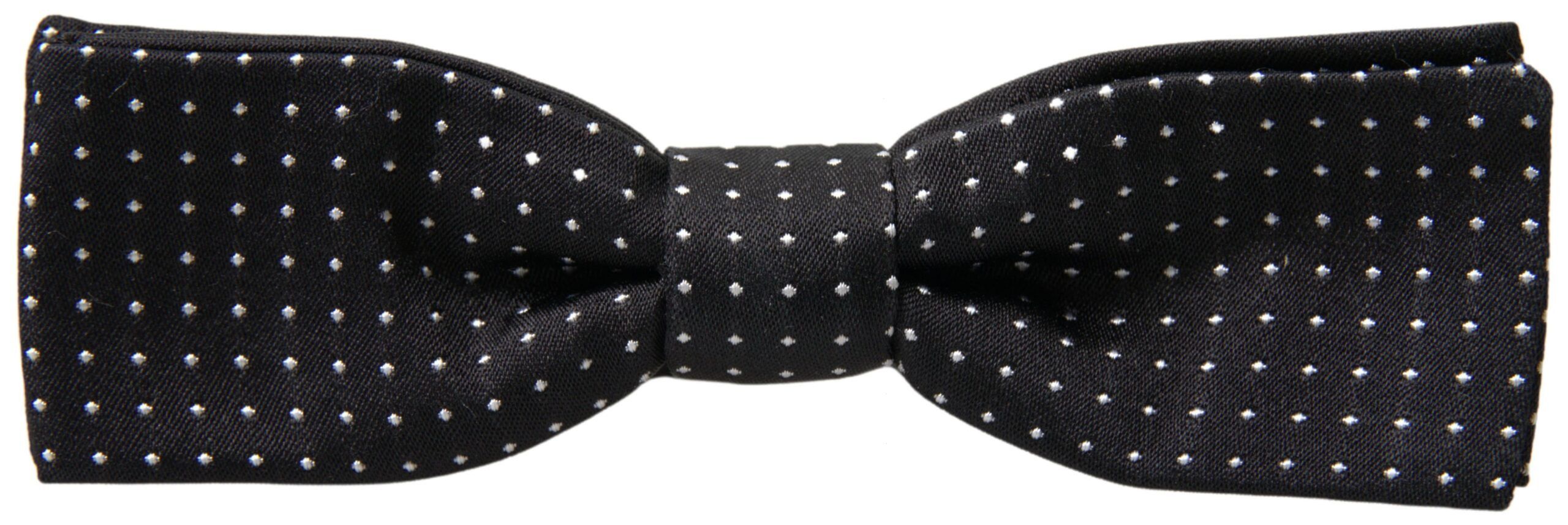 Dolce & Gabbana Elegant Silk Black Bow Men's Tie Size ONE SIZE - 3 Thumbnail