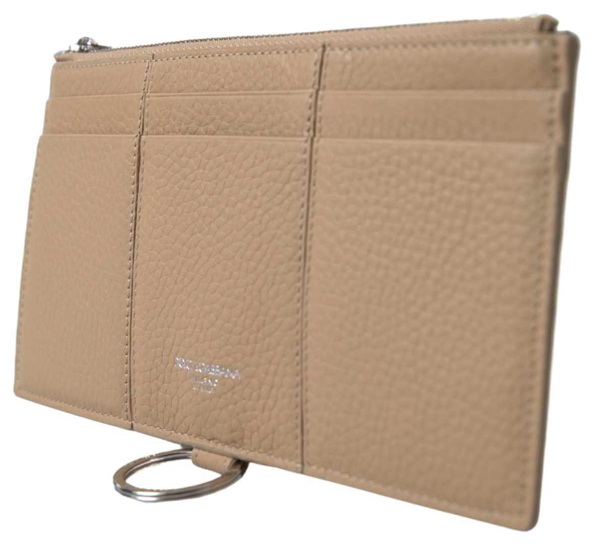 Dolce & Gabbana Elegant Beige Leather Wallet with Detachable Women's Strap Size ONE SIZE - 4 Thumbnail