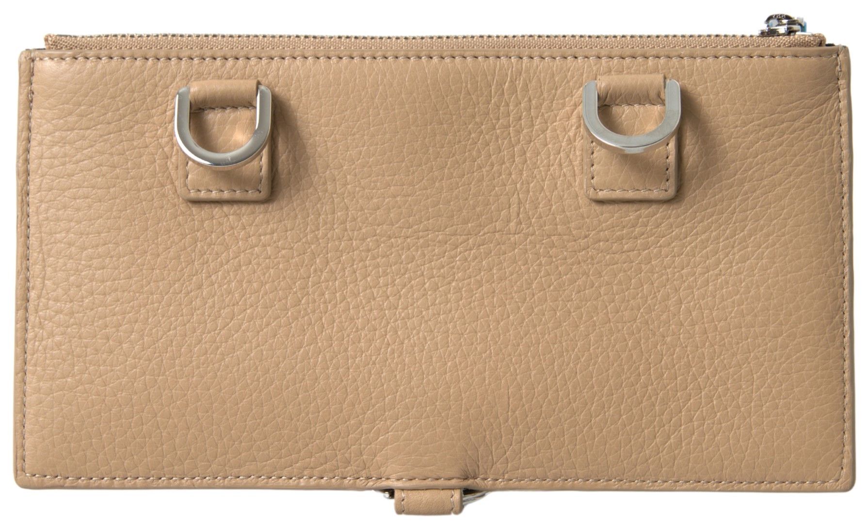 Dolce & Gabbana Elegant Beige Leather Wallet with Detachable Women's Strap Size ONE SIZE - 3 Thumbnail