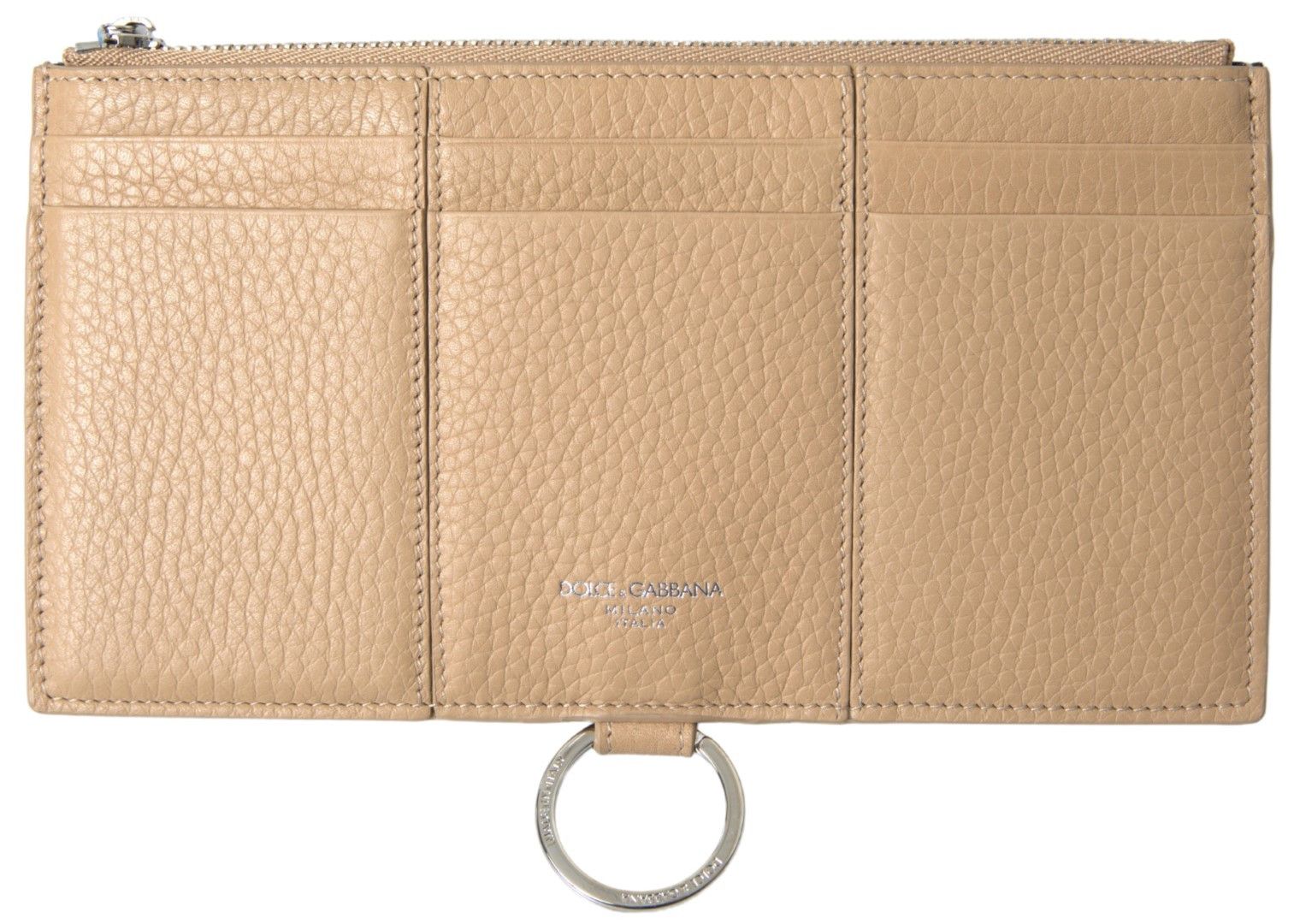 Dolce & Gabbana Elegant Beige Leather Wallet with Detachable Women's Strap Size ONE SIZE - 2 Thumbnail