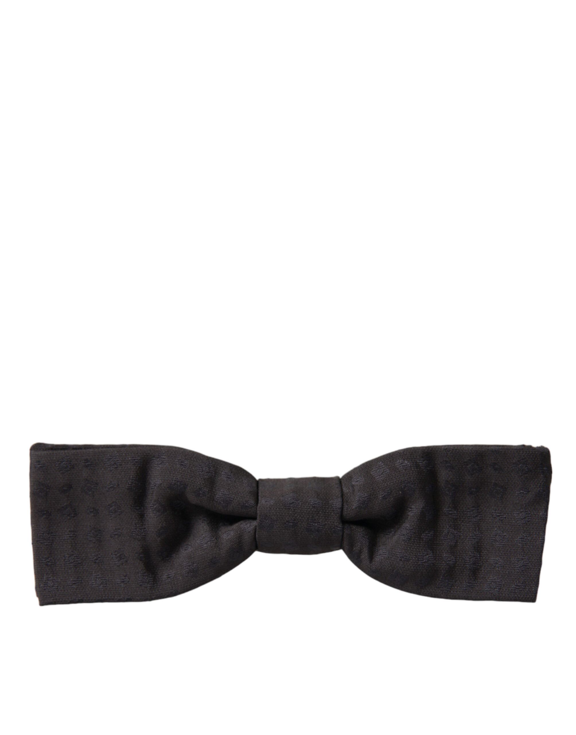 Dolce & Gabbana Elegant Brown Fantasy Silk Bow Men's Tie Size ONE SIZE - 3 Thumbnail