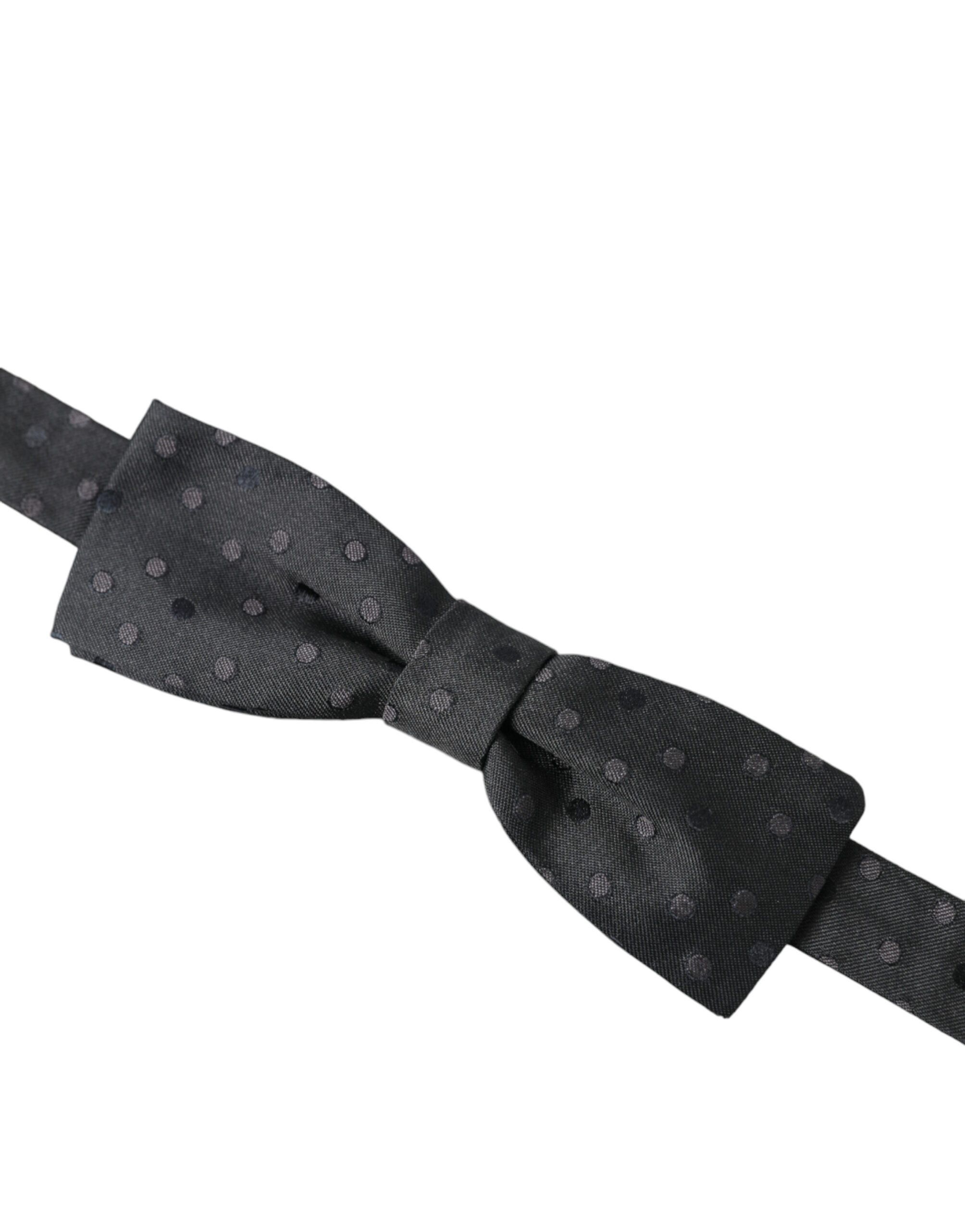 Dolce & Gabbana Opulent Silk Polka Dot Bow Tie for Men's Men Size ONE SIZE - 2 Thumbnail