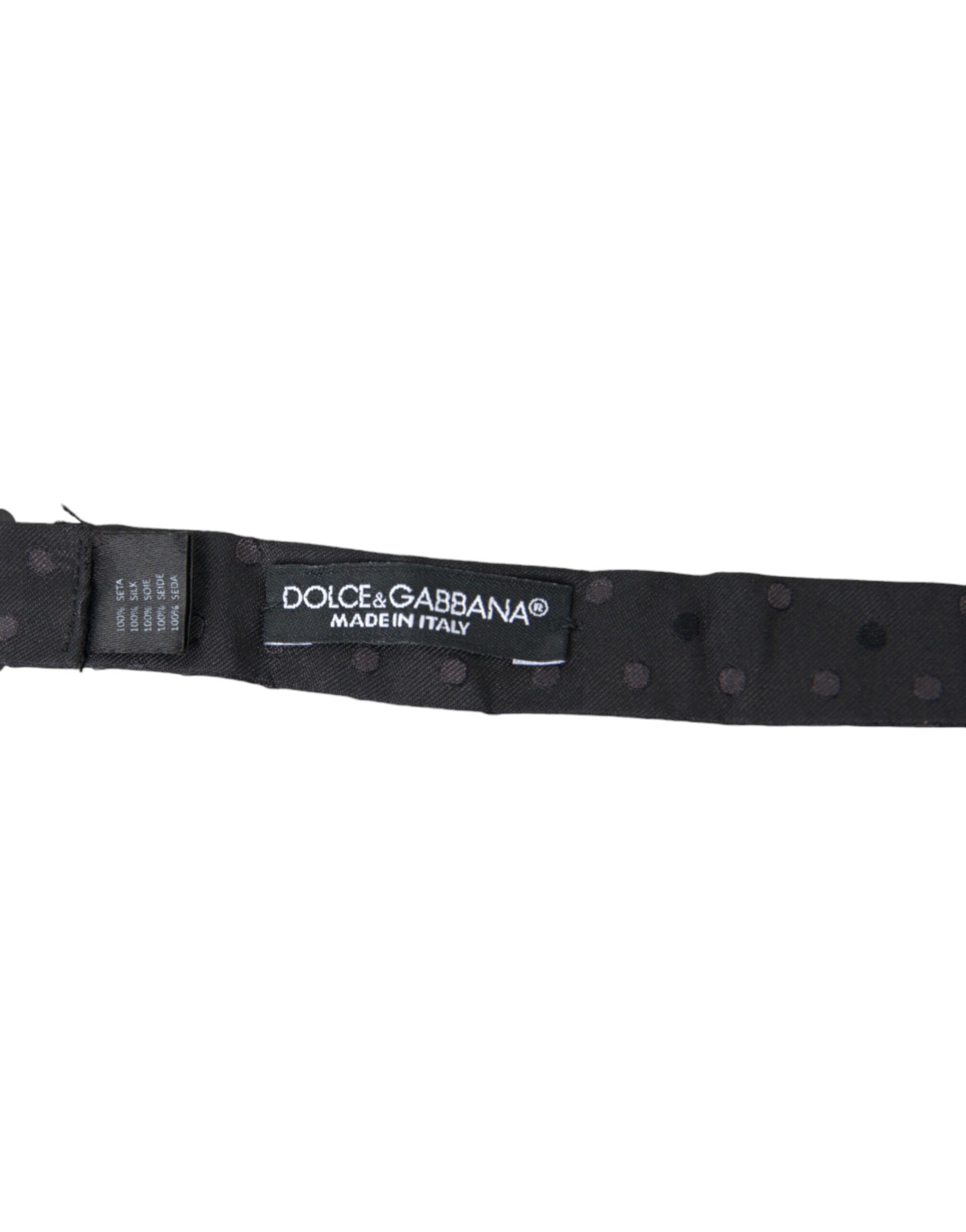 Dolce & Gabbana Opulent Silk Polka Dot Bow Tie for Men's Men Size ONE SIZE - 3 Thumbnail