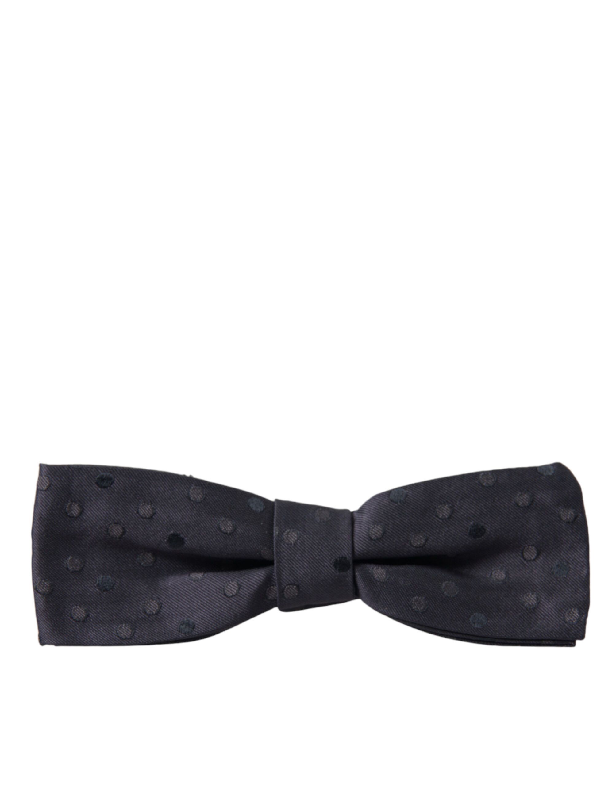 Dolce & Gabbana Elegant Polka Dot Silk Bow Men's Tie Size ONE SIZE - 4 Thumbnail