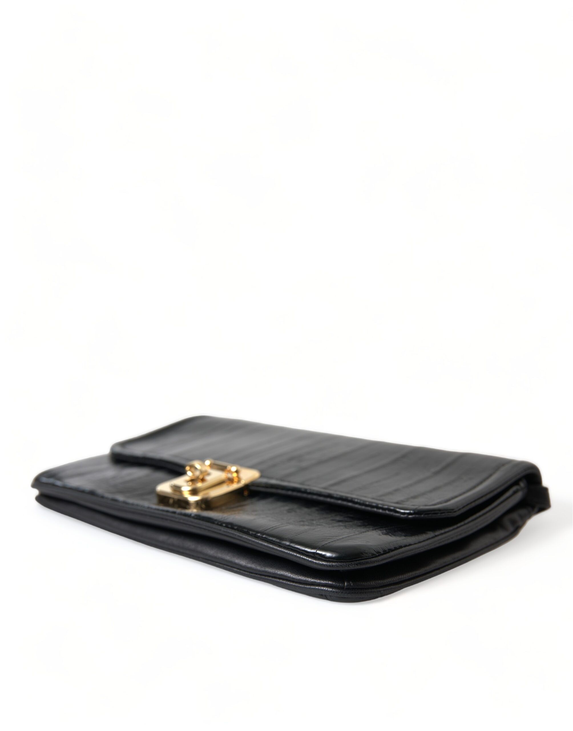 Dolce & Gabbana Elegant Eelskin Leather Shoulder Women's Bag Size ONE SIZE - 4 Thumbnail