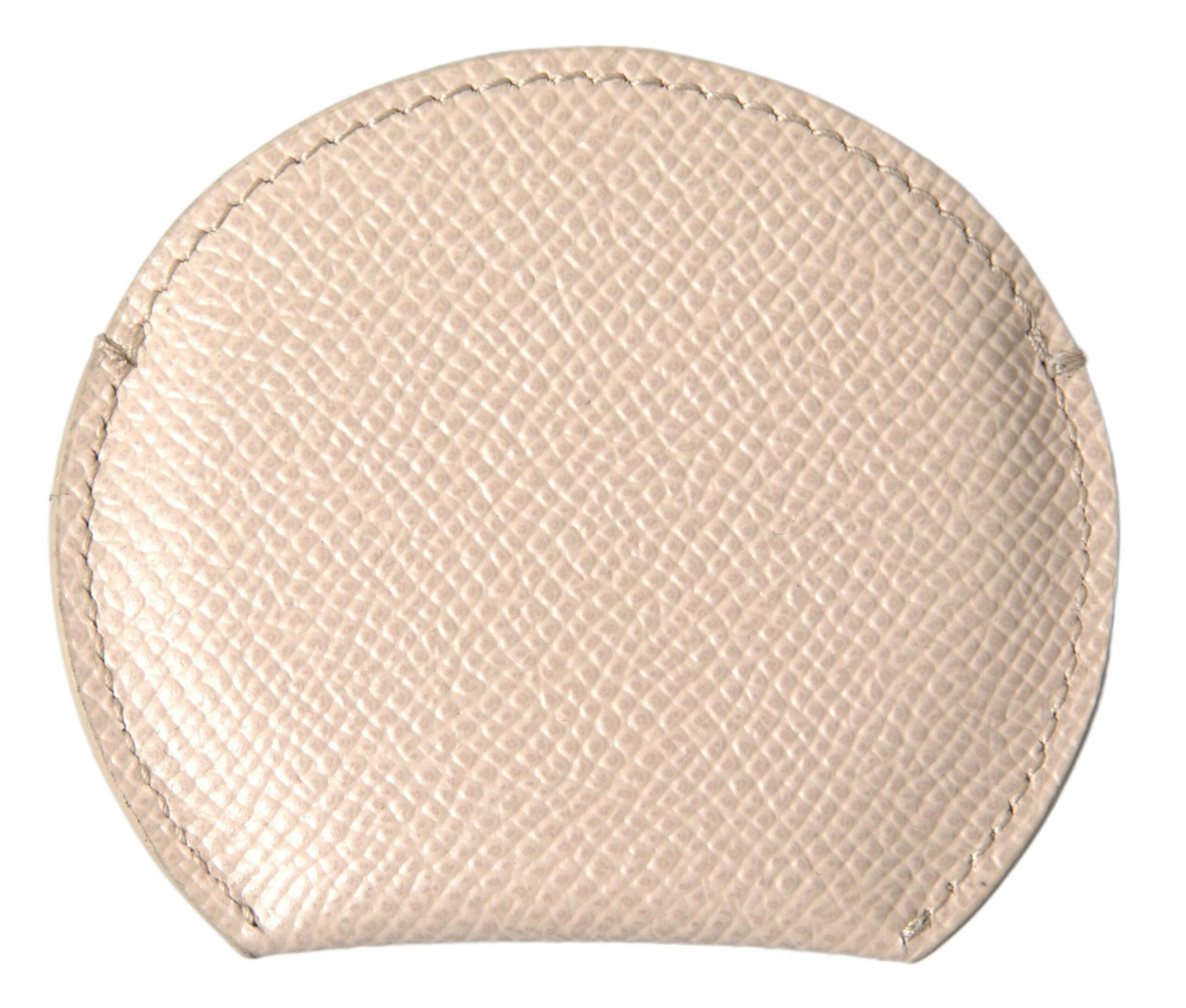 Dolce & Gabbana Elegant Calfskin Leather Hand Mirror Women's Holder Size ONE SIZE - 2 Thumbnail