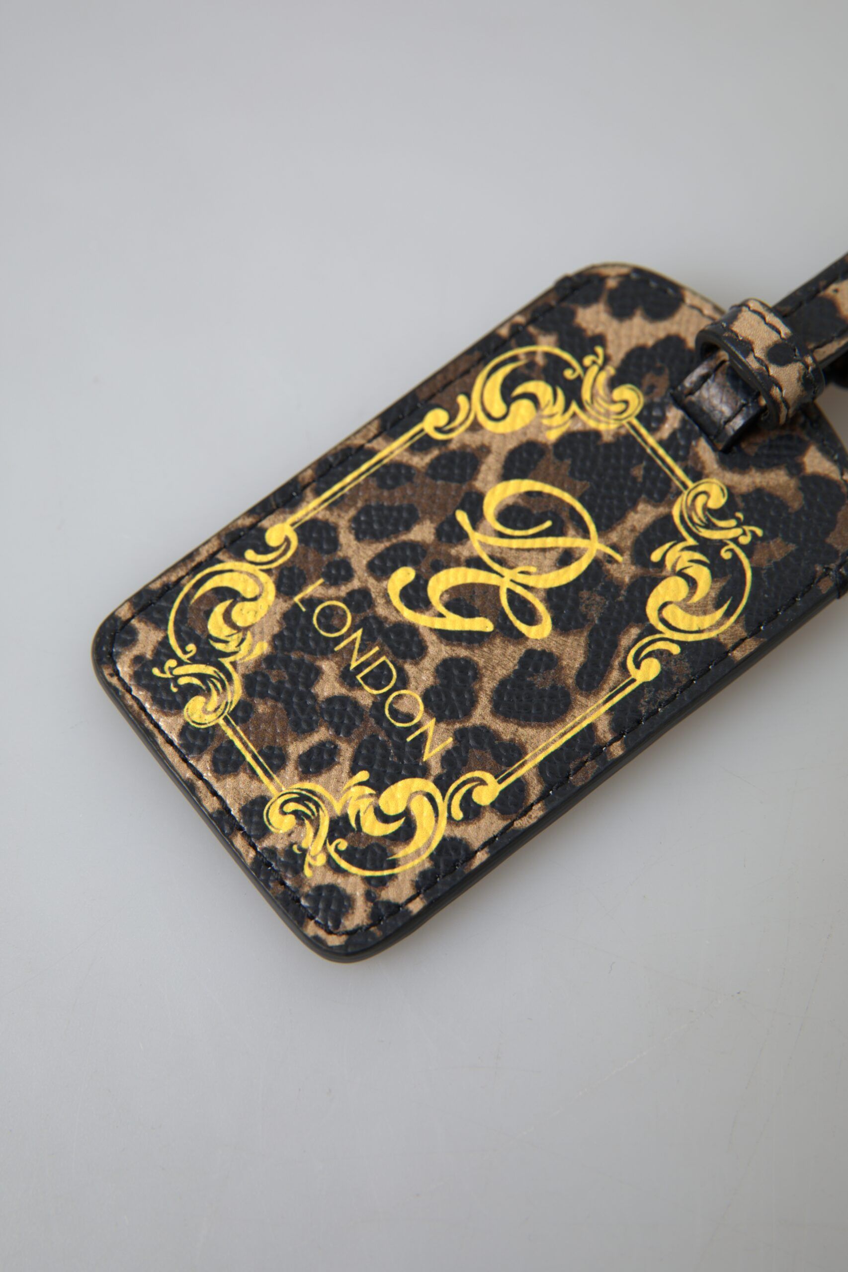 Dolce & Gabbana Elegant Leopard Leather Luggage Women's Tag Size ONE SIZE - 4 Thumbnail