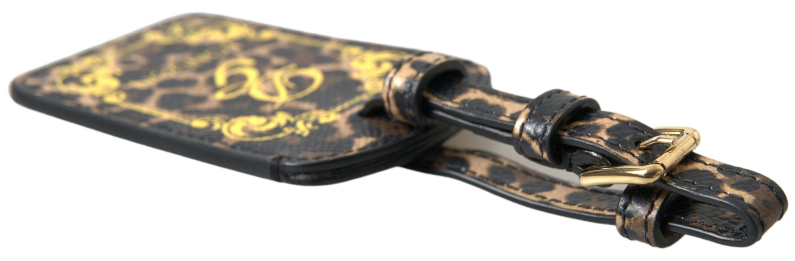 Dolce & Gabbana Elegant Leopard Leather Luggage Women's Tag Size ONE SIZE - 3 Thumbnail