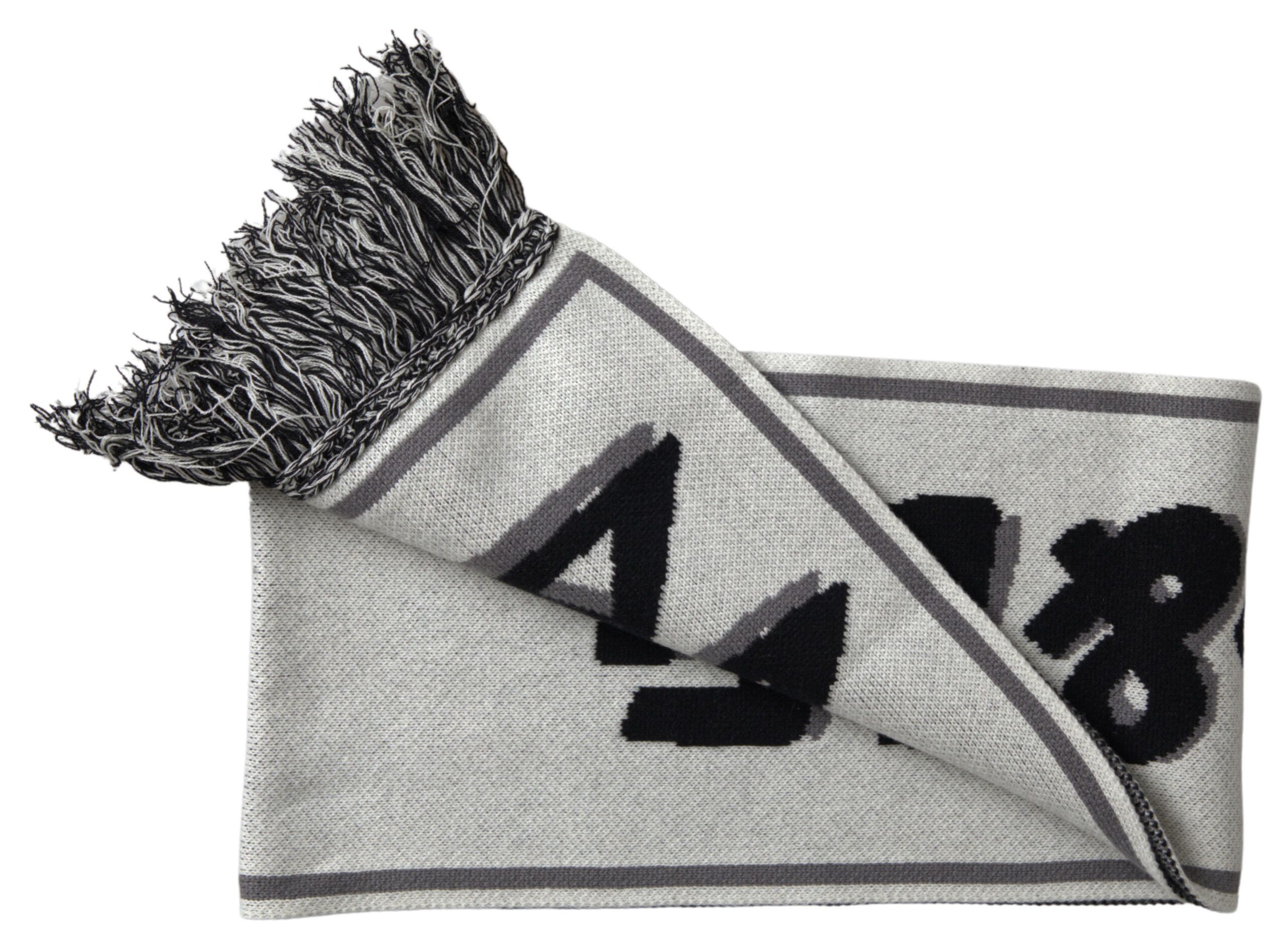 Dolce & Gabbana Elegant Gray Cashmere Men's Men's Scarf Size ONE SIZE - 2 Thumbnail