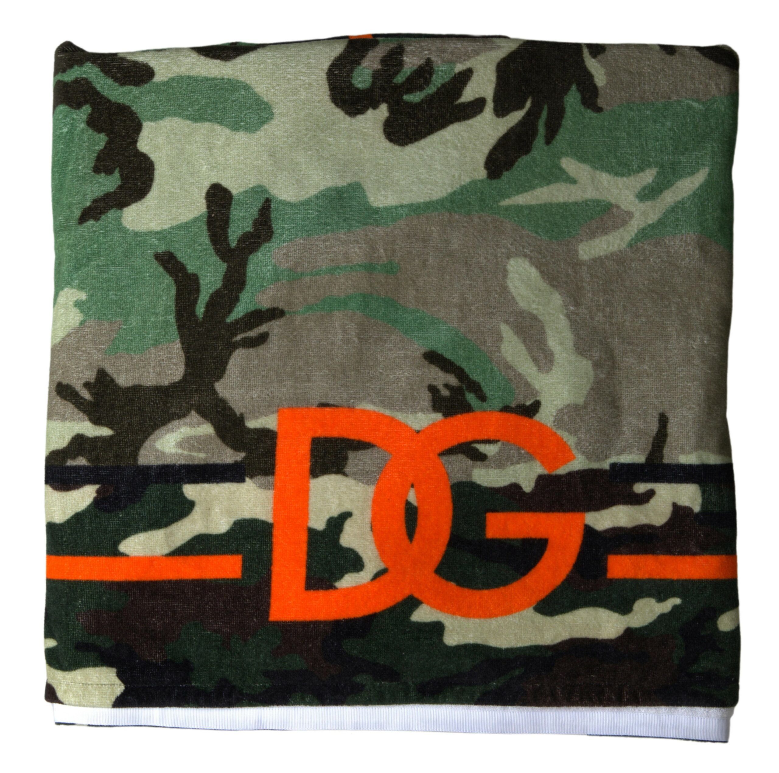 Dolce & Gabbana Multicolor Cotton Neck Wrap Men's Scarf Size ONE SIZE - 4 Thumbnail
