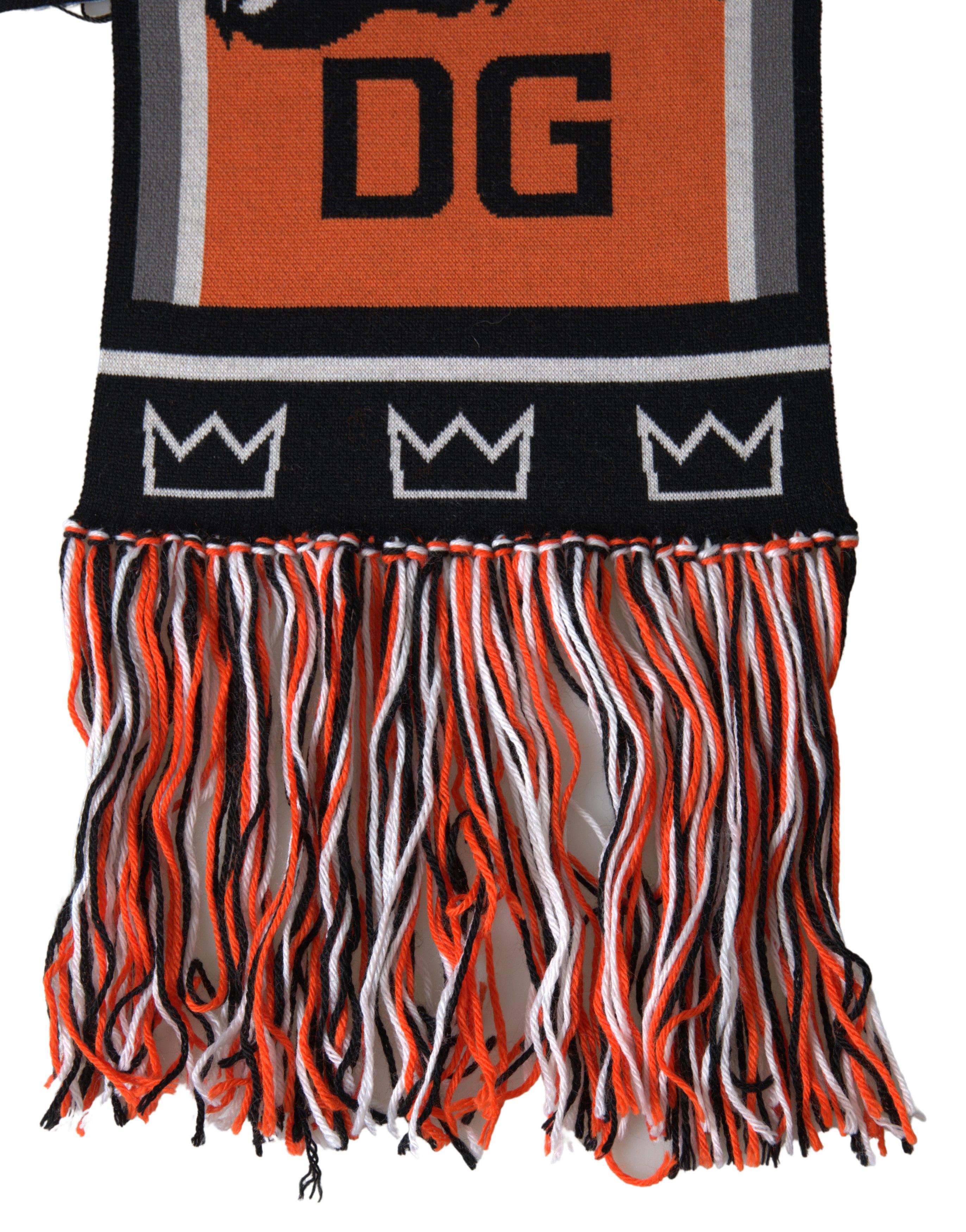 Dolce & Gabbana Exquisite Multicolor Wool-Cashmere Women's Scarf Size ONE SIZE - 4 Thumbnail