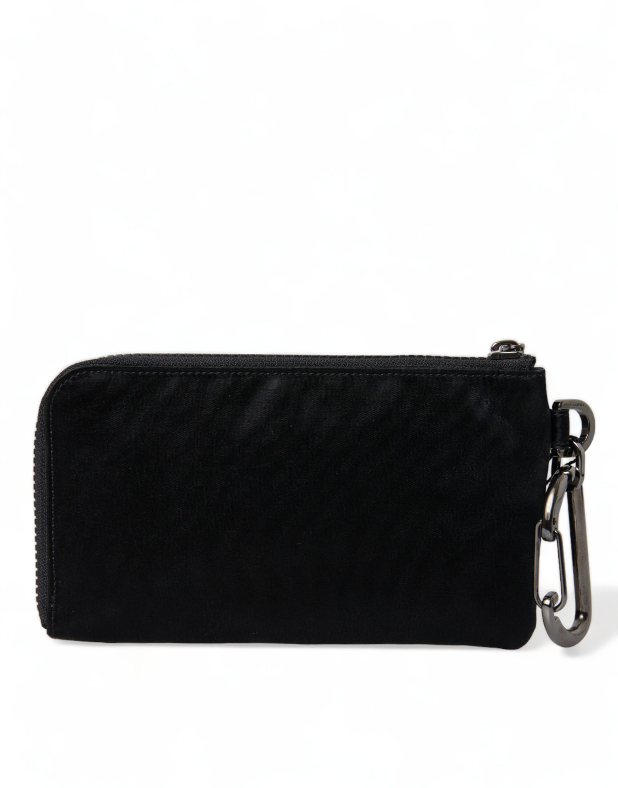 Dolce & Gabbana Chic Nylon-Leather Designer Women's Pouch Size ONE SIZE - 3 Thumbnail