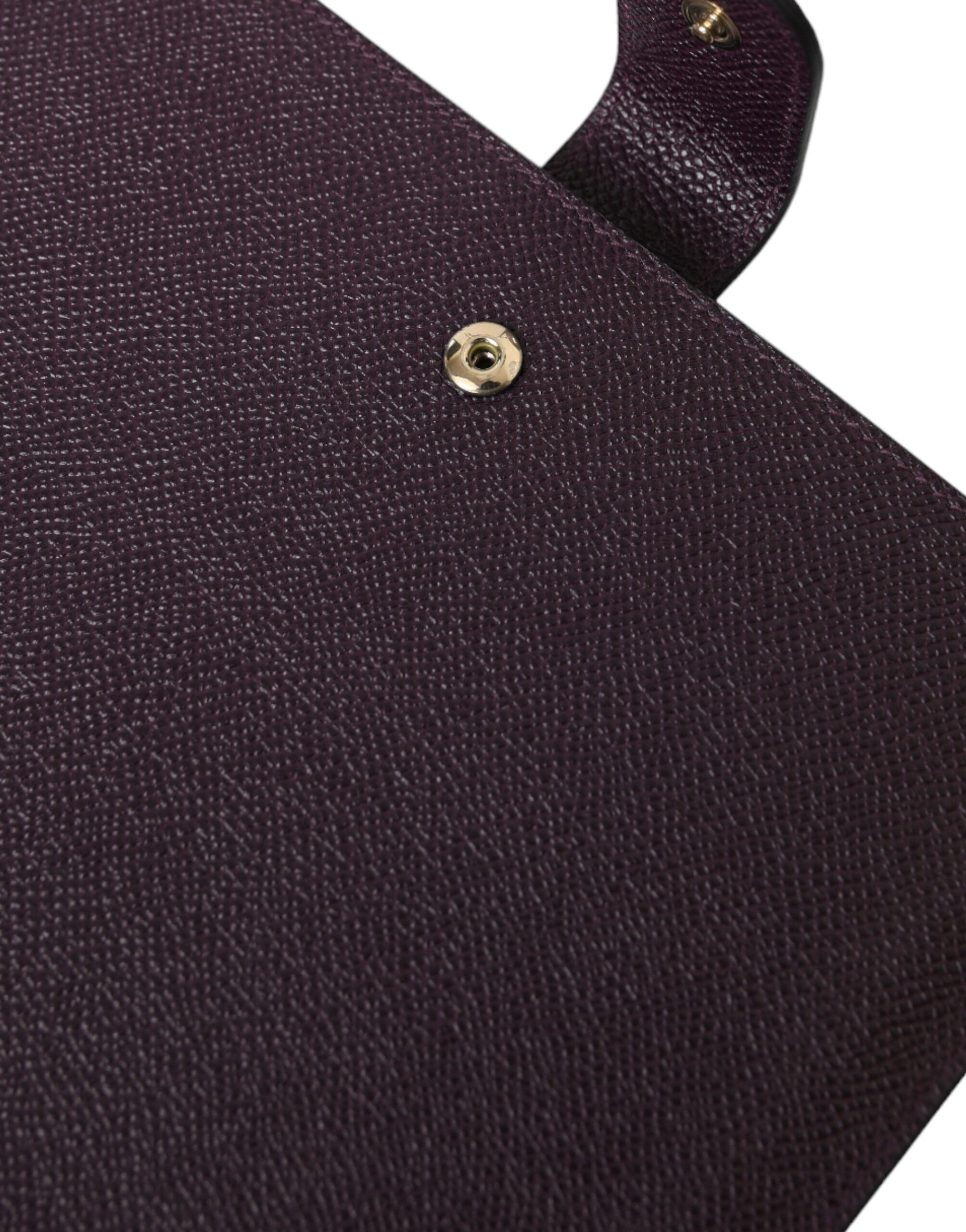 Dolce & Gabbana Elegant Leather Tablet Pouch in Rich Women's Brown Size ONE SIZE - 6 Thumbnail