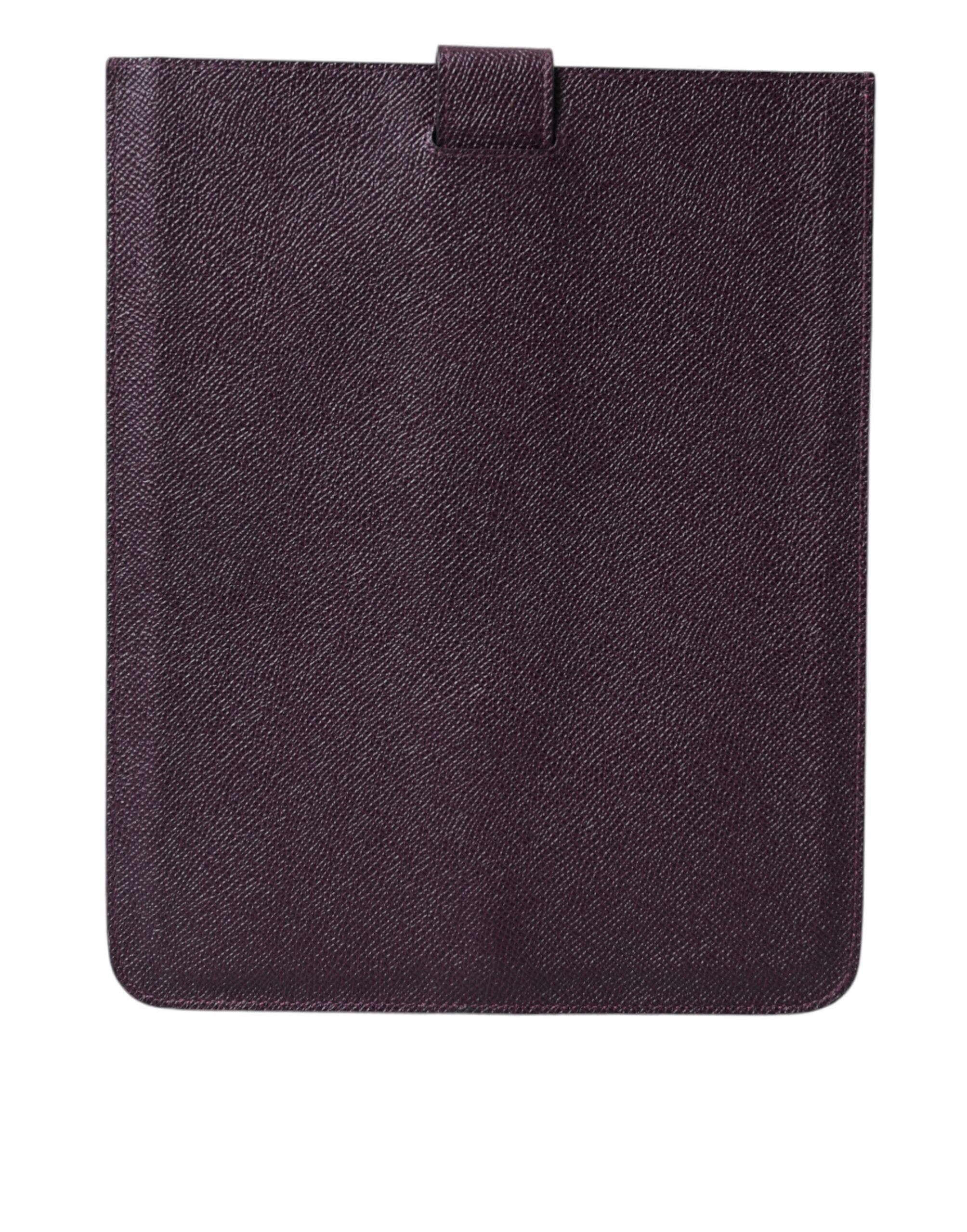 Dolce & Gabbana Elegant Leather Tablet Pouch in Rich Women's Brown Size ONE SIZE - 2 Thumbnail