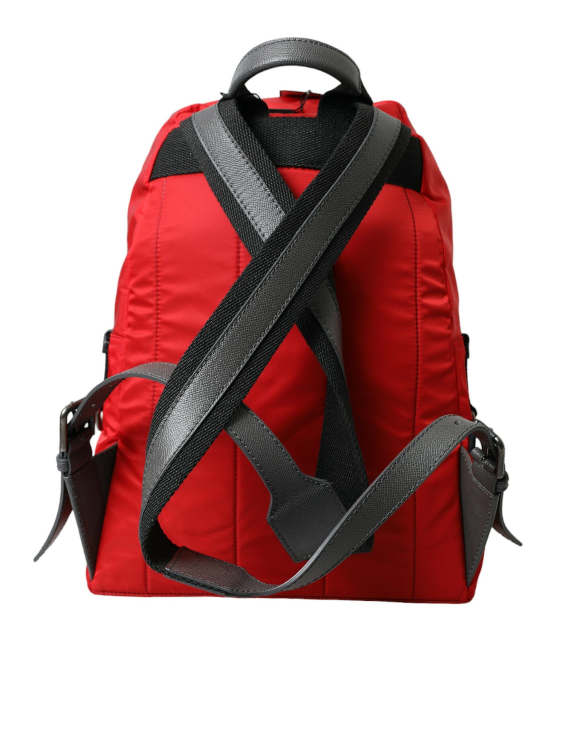 Dolce & Gabbana Elegant Red Nylon-Leather Men's Backpack Size ONE SIZE - 3 Thumbnail