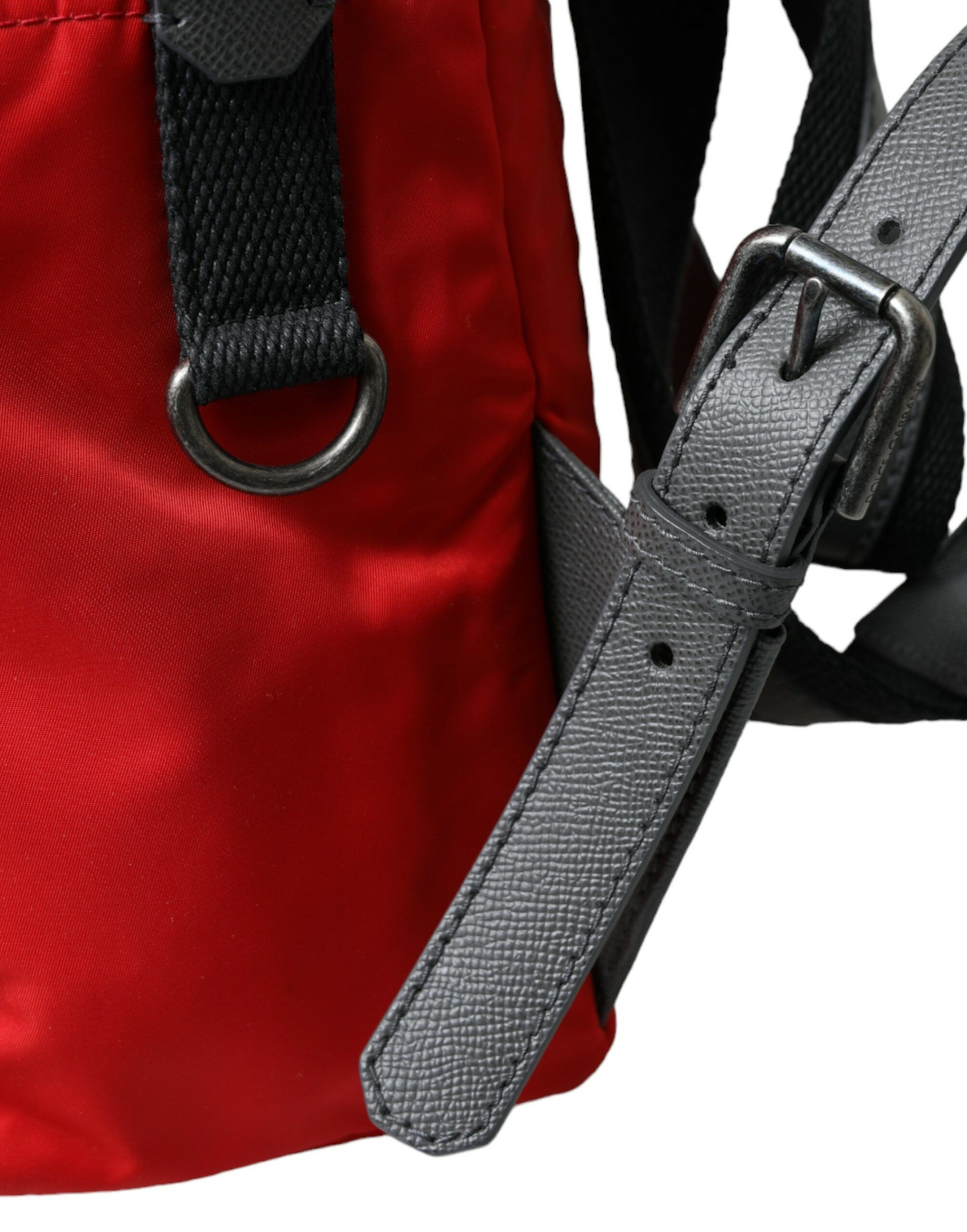 Dolce & Gabbana Elegant Red Nylon-Leather Men's Backpack Size ONE SIZE - 5 Thumbnail