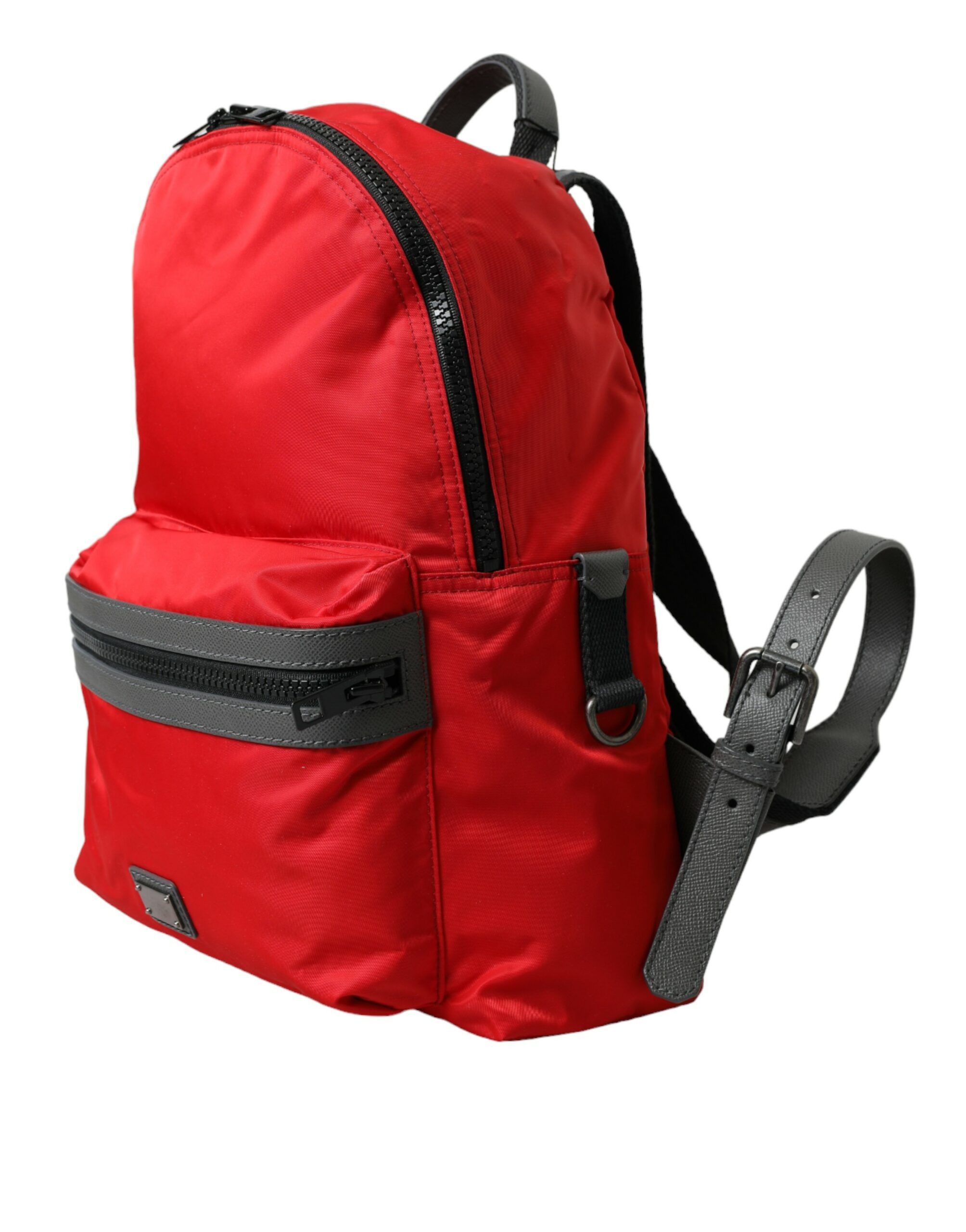 Dolce & Gabbana Elegant Red Nylon-Leather Men's Backpack Size ONE SIZE - 2 Thumbnail