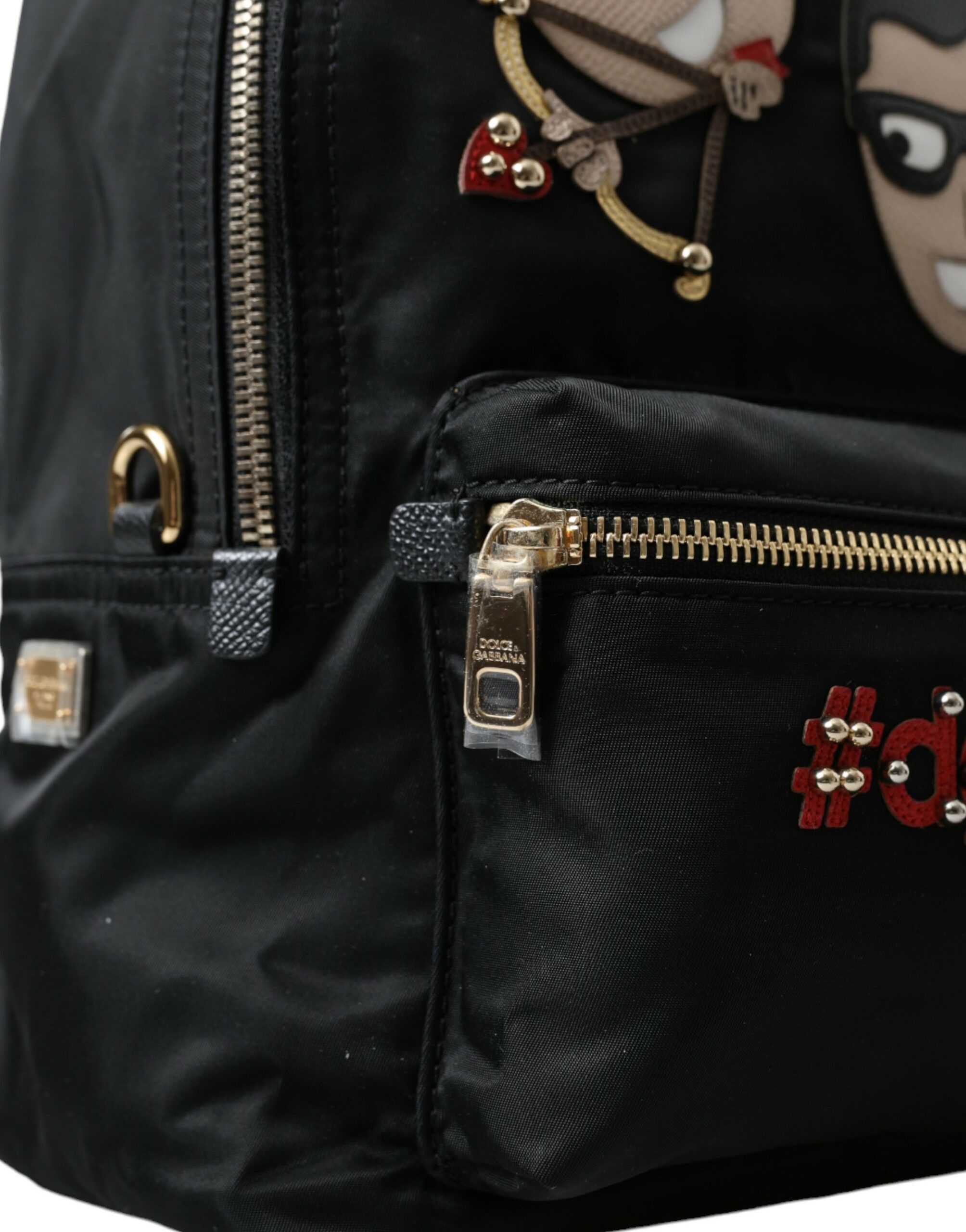 Dolce & Gabbana Elegant Embellished Black Women's Backpack Size ONE SIZE - 5 Thumbnail