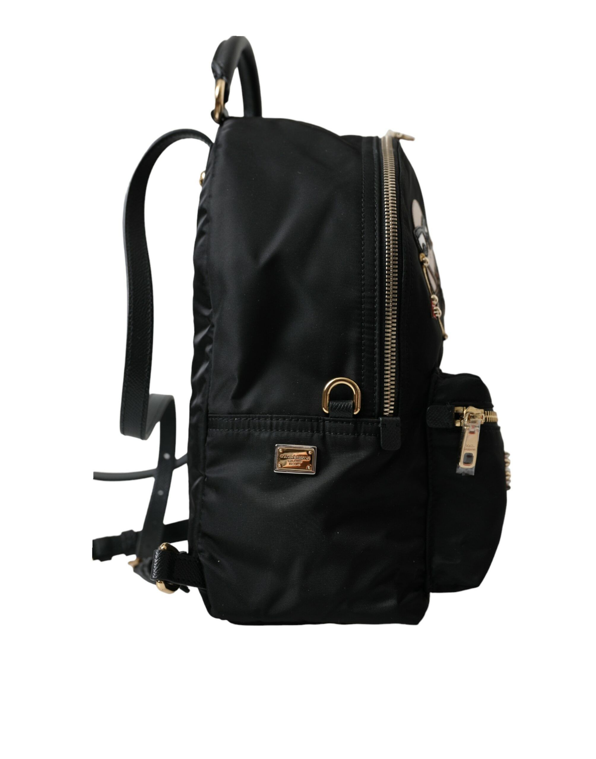 Dolce & Gabbana Elegant Embellished Black Women's Backpack Size ONE SIZE - 6 Thumbnail