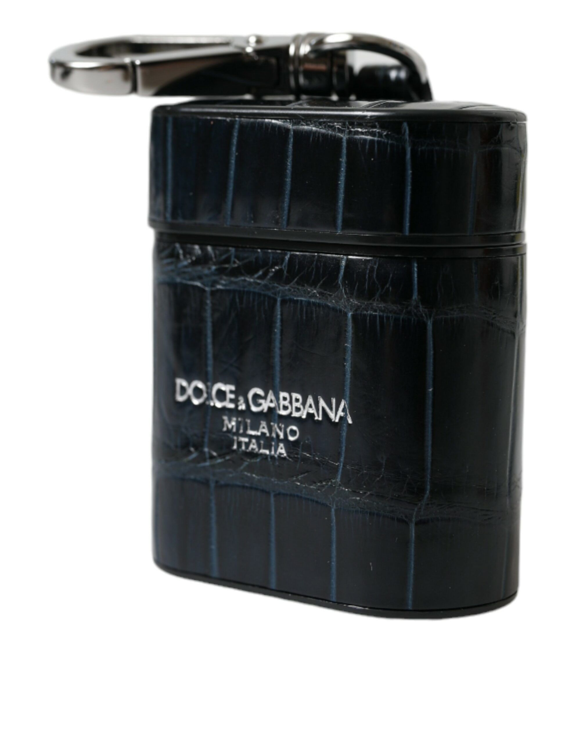 Dolce & Gabbana Chic Crocodile Leather Airpods Women's Case Size ONE SIZE - 3 Thumbnail