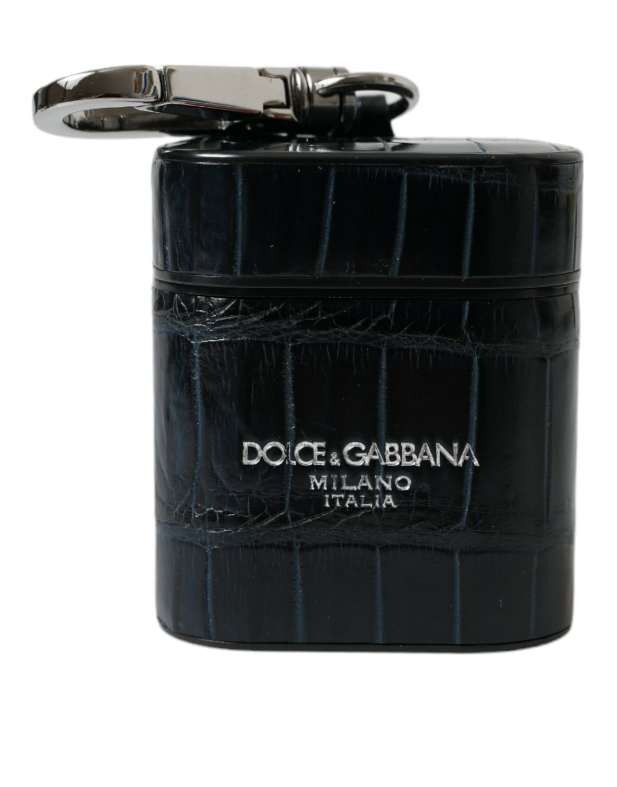 Dolce & Gabbana Chic Crocodile Leather Airpods Women's Case Size ONE SIZE - 2 Thumbnail