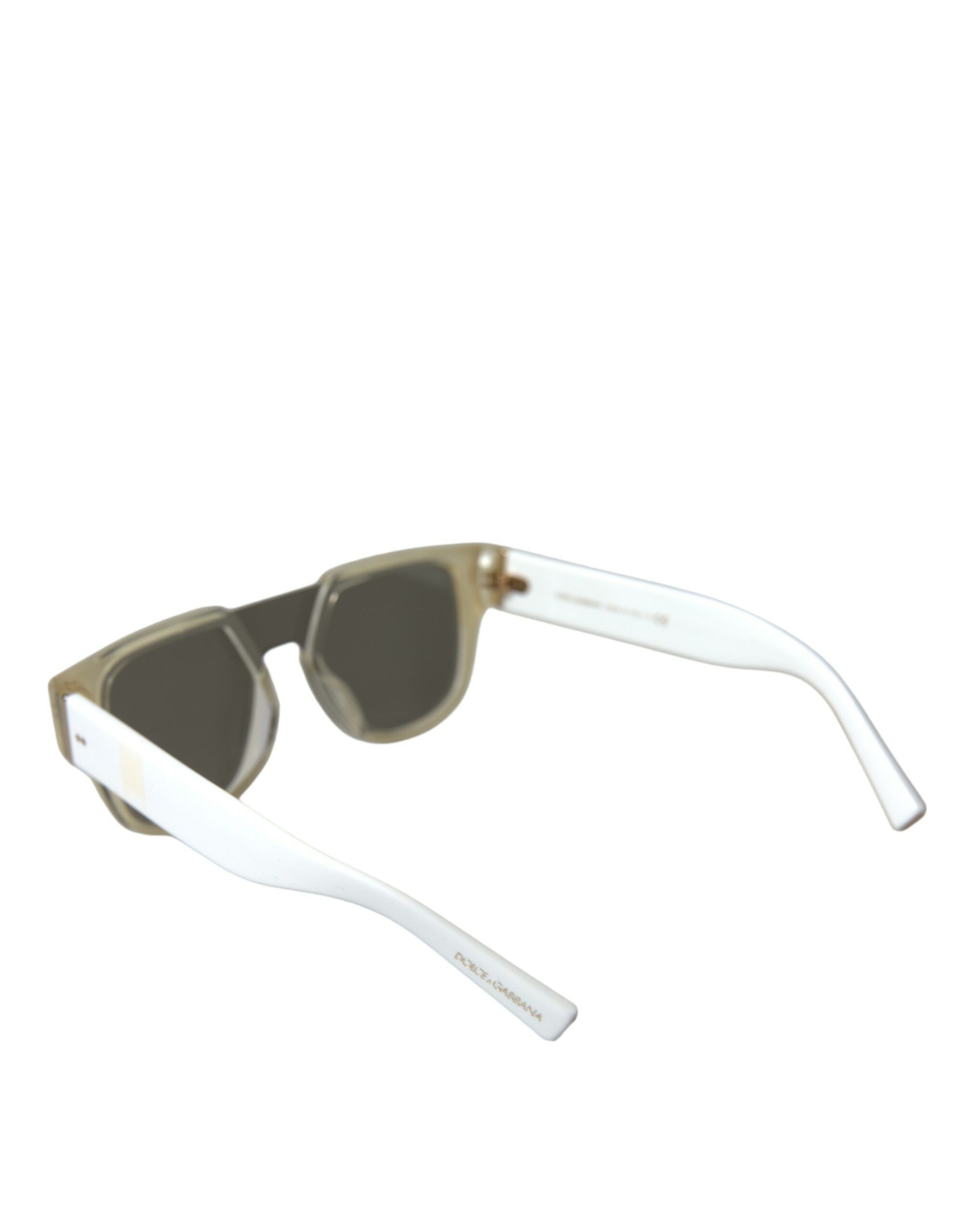 Dolce & Gabbana Chic White Acetate Designer Women's Sunglasses Size ONE SIZE - 3 Thumbnail