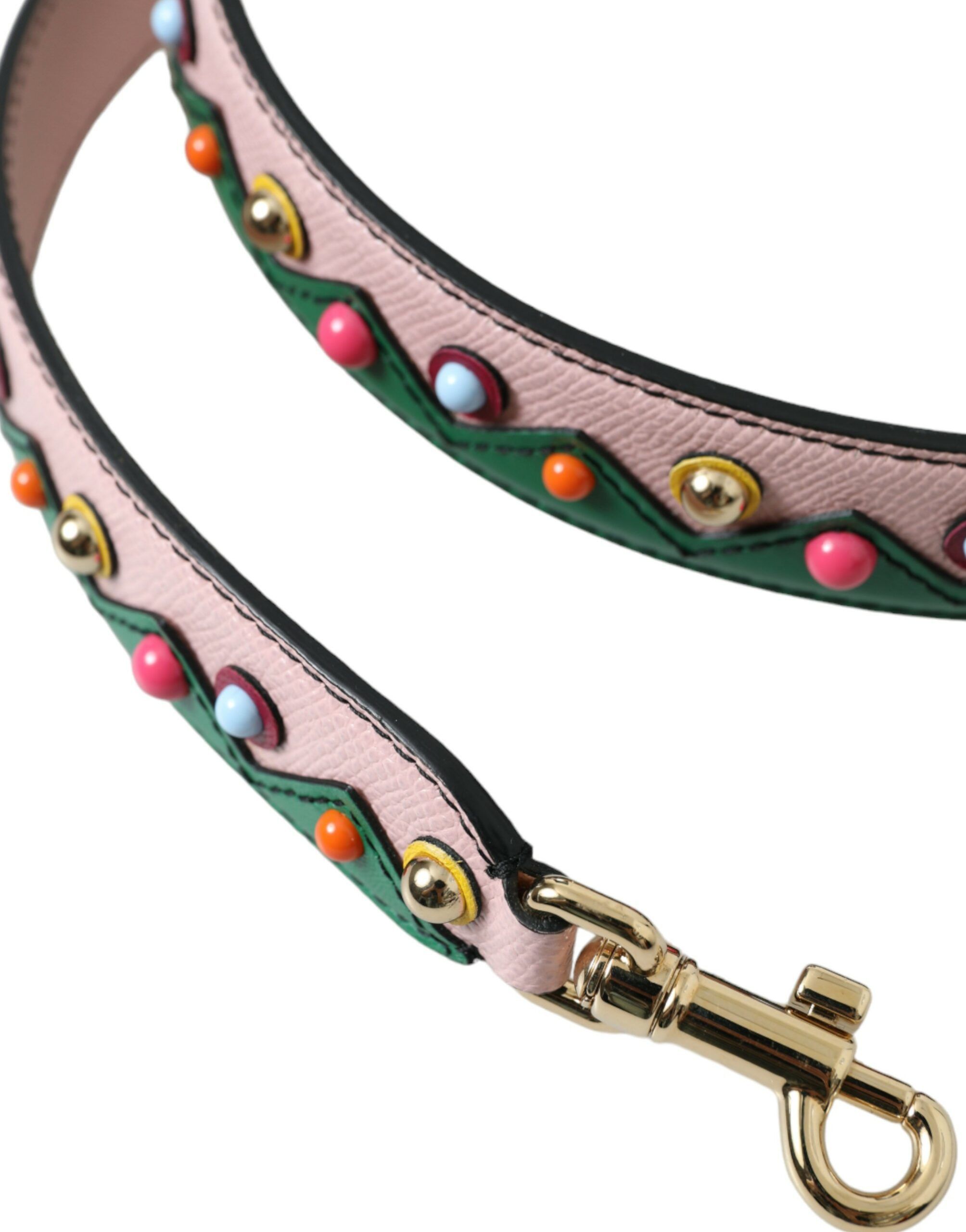 Dolce & Gabbana Pink Leather Handbag Accessory Shoulder Women's Strap Size ONE SIZE - 3 Thumbnail