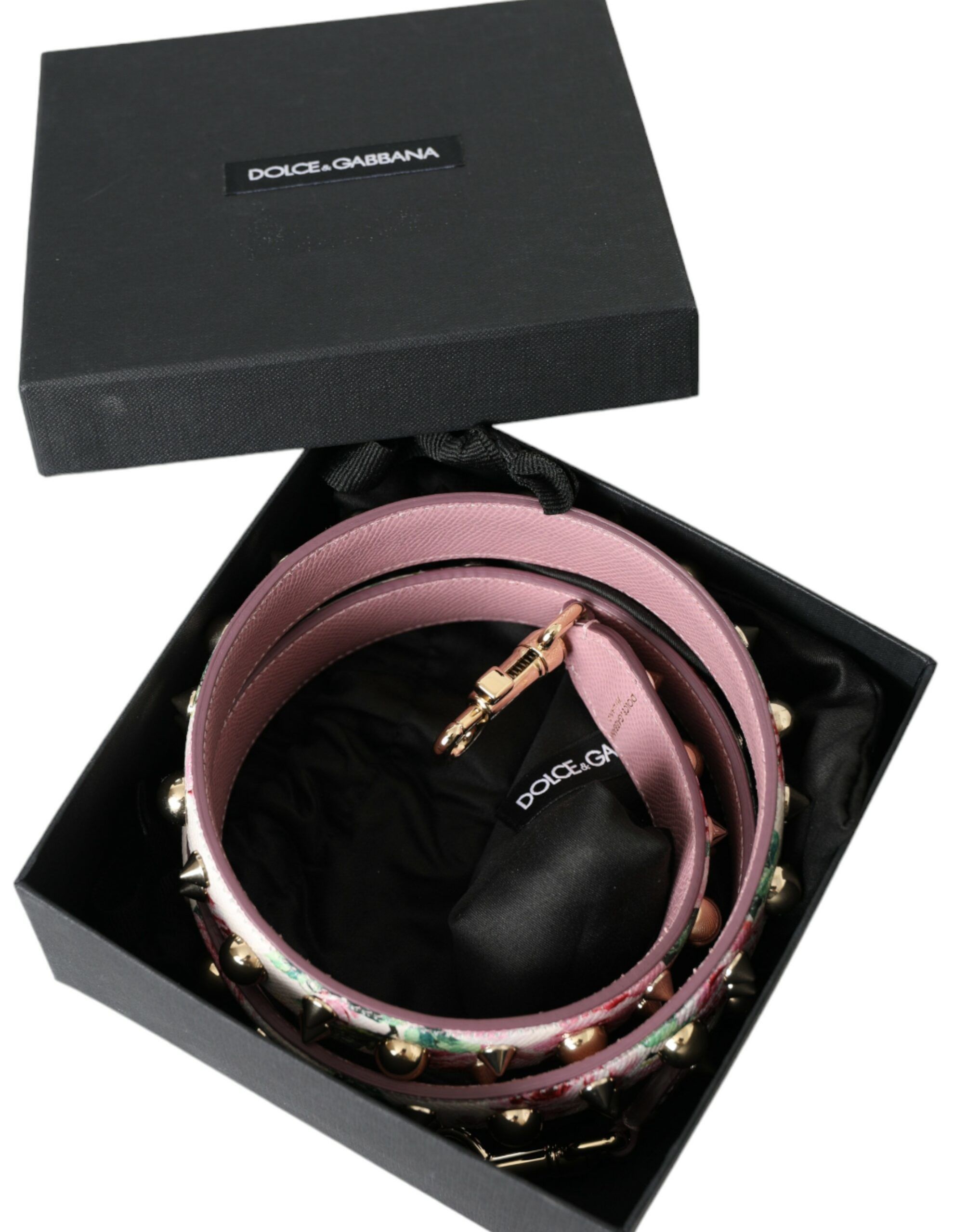 Dolce & Gabbana Pink Floral Handbag Accessory Shoulder Women's Strap Size ONE SIZE - 6 Thumbnail