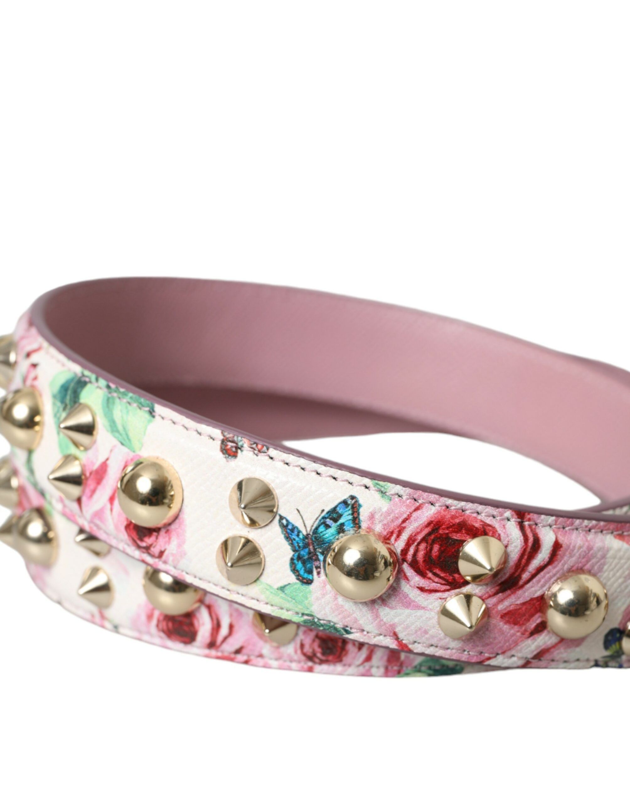 Dolce & Gabbana Pink Floral Handbag Accessory Shoulder Women's Strap Size ONE SIZE - 2 Thumbnail