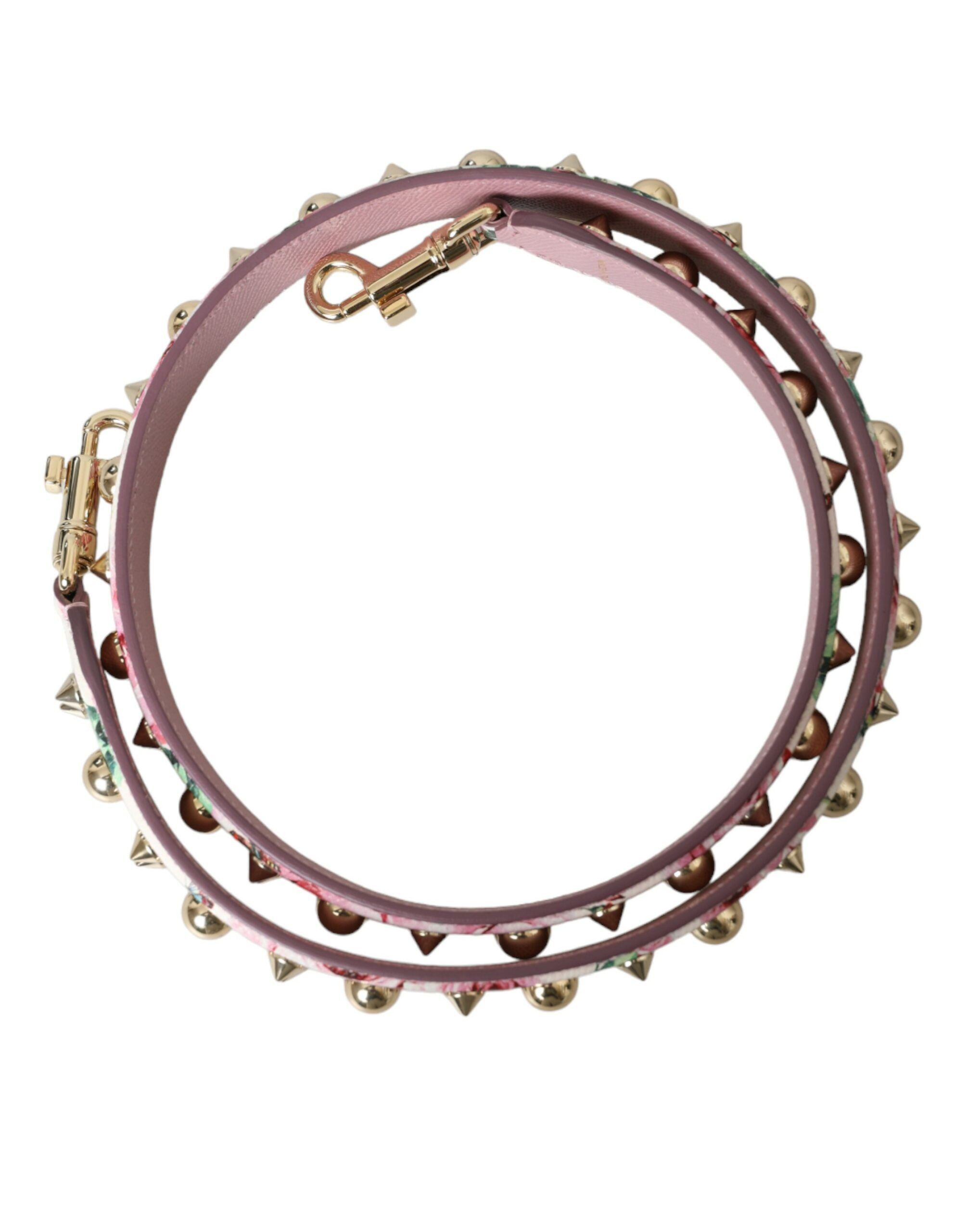 Dolce & Gabbana Pink Floral Handbag Accessory Shoulder Women's Strap Size ONE SIZE - 3 Thumbnail