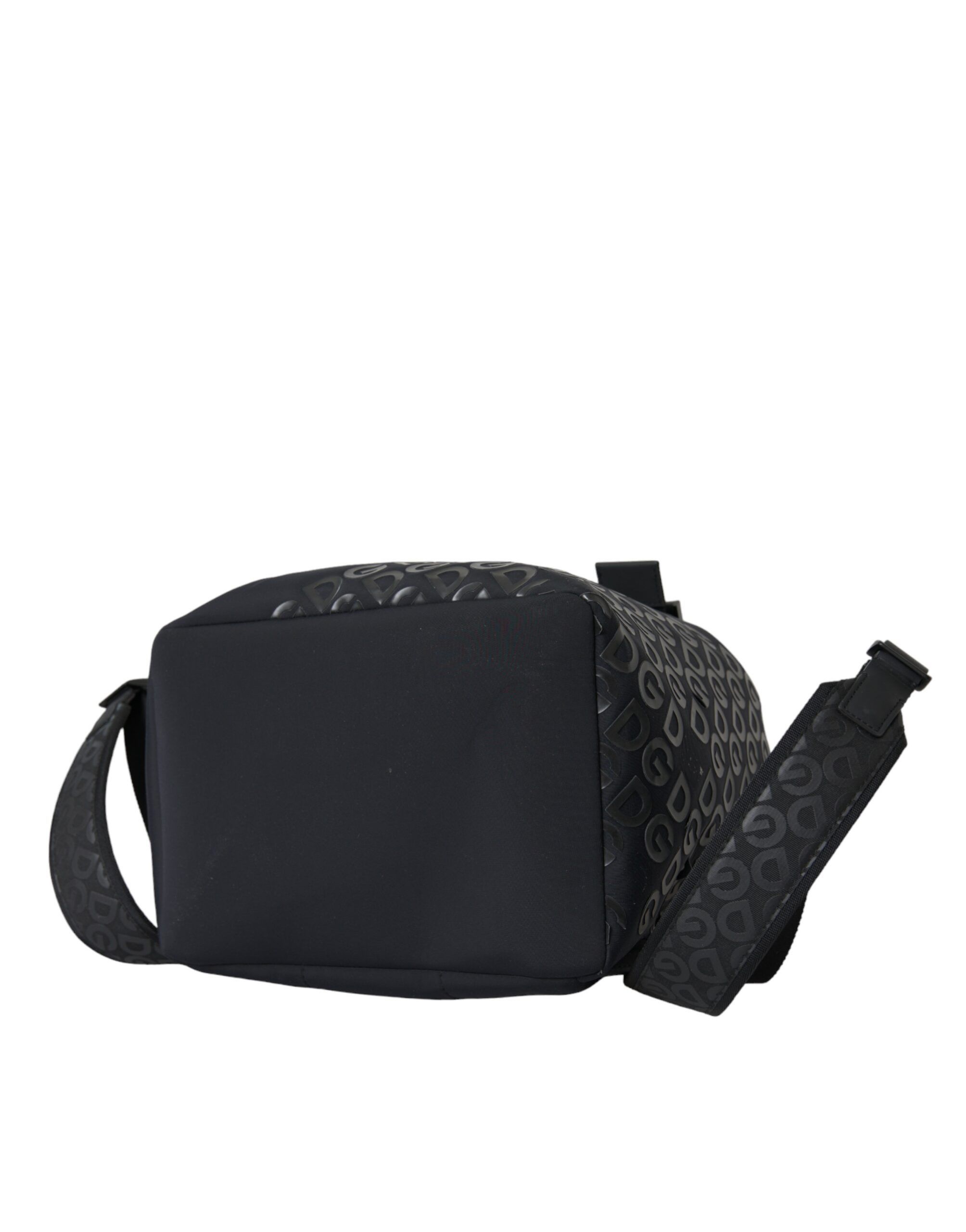Dolce & Gabbana Black Neoprene Nylon DG Logo School Backpack Men's Bag Size ONE SIZE - 5 Thumbnail