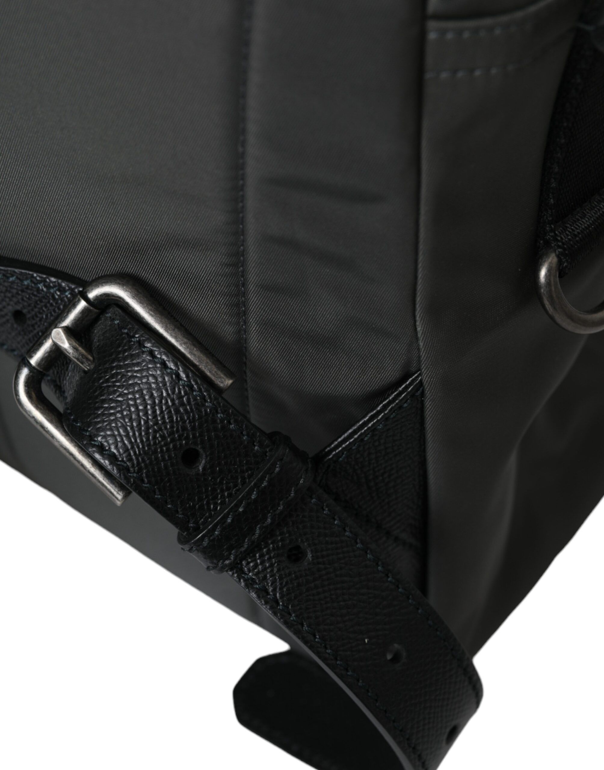 Dolce & Gabbana Dark Gray Nylon #DGFamily Patch Men Backpack Men's Bag Size ONE SIZE - 4 Thumbnail